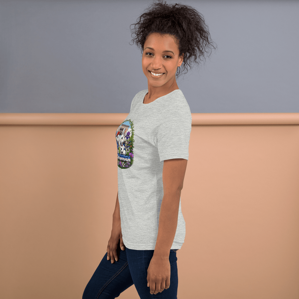 Bloom Garden French Rabbit T-Shirt | France Soccer Fan | Canada Mexico USA 2026 | Unisex - BLOOM GARDEN