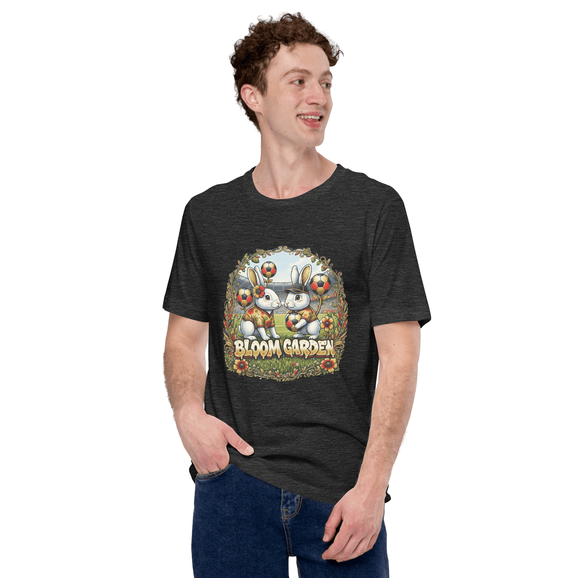 Bloom Garden German Rabbit T-shirt | German Fan | Canada Mexico USA 2026 | Unisex - BLOOM GARDEN