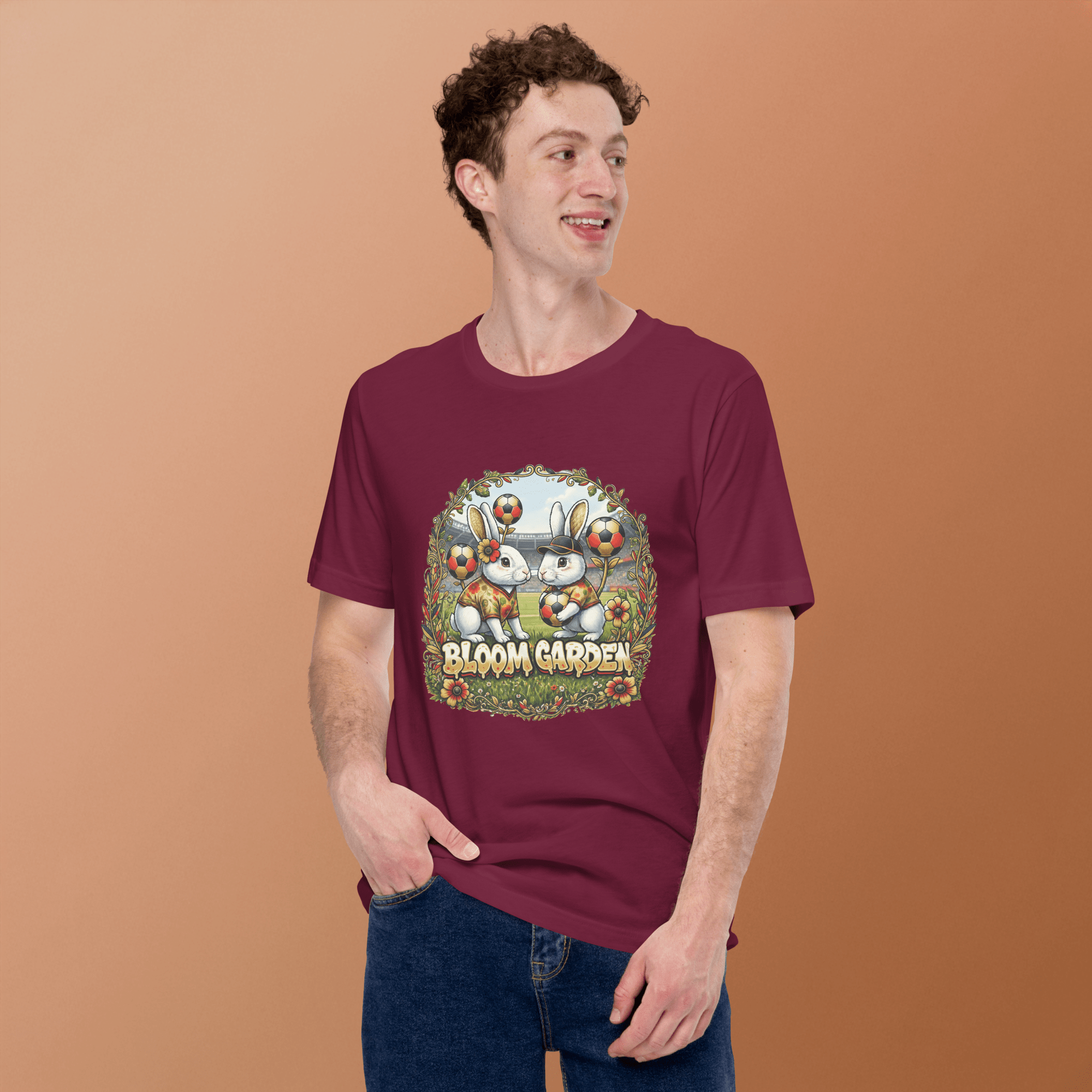 Bloom Garden German Rabbit T-shirt | German Fan | Canada Mexico USA 2026 | Unisex - BLOOM GARDEN