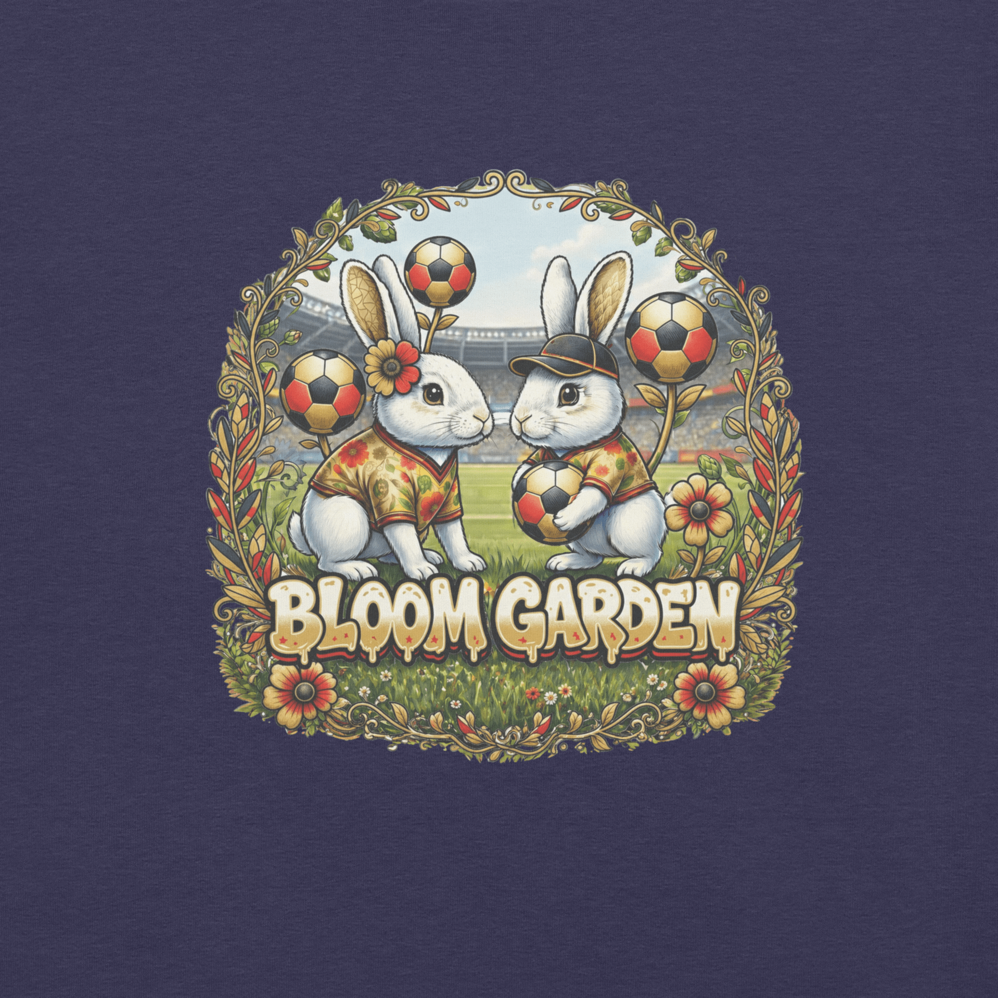 Bloom Garden German Rabbit T-shirt | German Fan | Canada Mexico USA 2026 | Unisex - BLOOM GARDEN