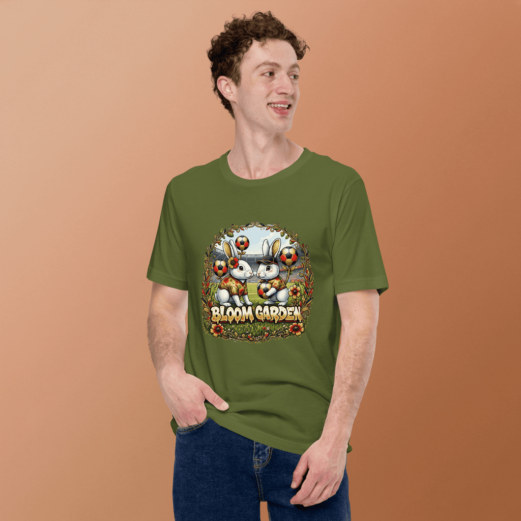 Bloom Garden German Rabbit T-shirt | German Fan | Canada Mexico USA 2026 | Unisex - BLOOM GARDEN