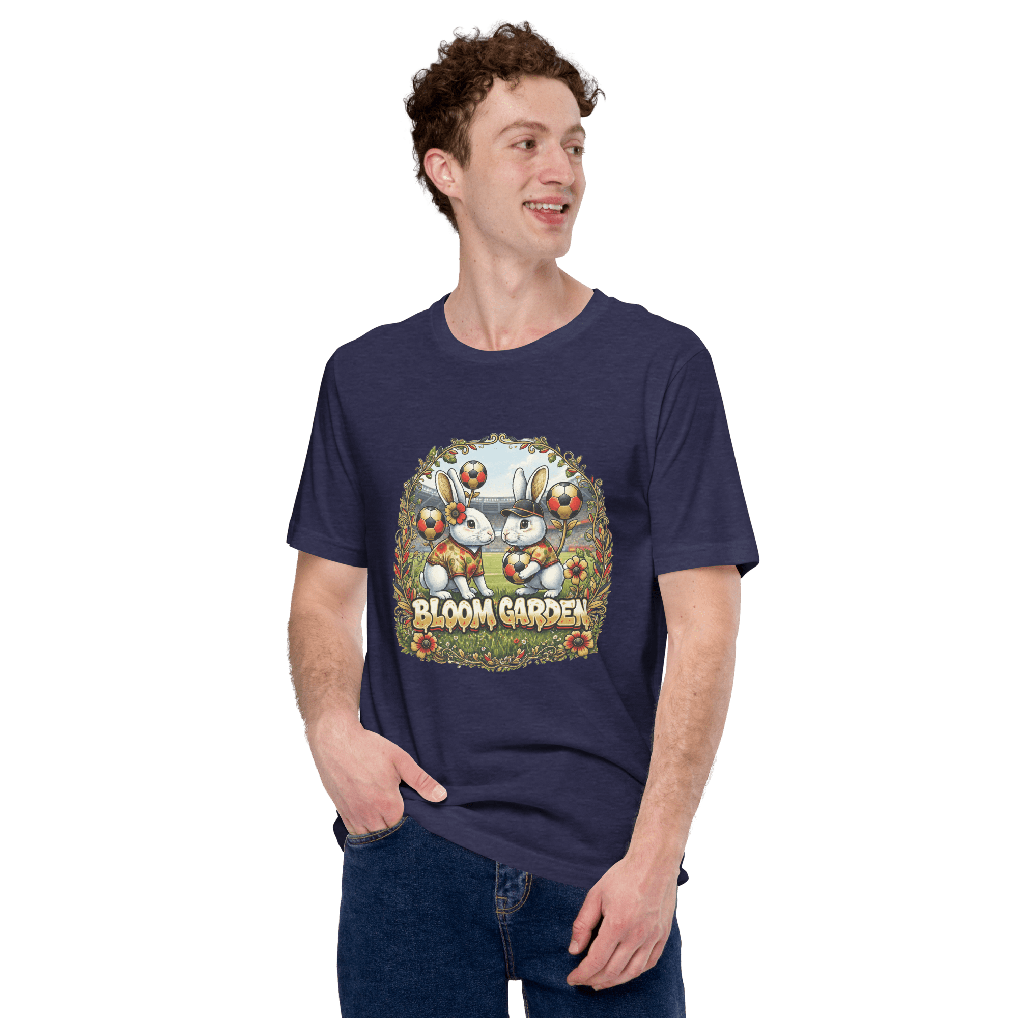 Bloom Garden German Rabbit T-shirt | German Fan | Canada Mexico USA 2026 | Unisex - BLOOM GARDEN