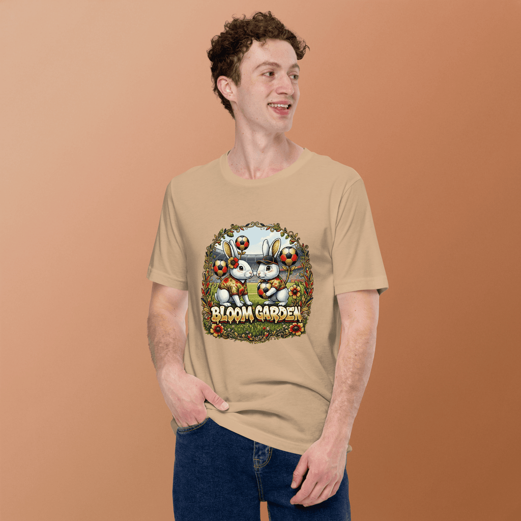 Bloom Garden German Rabbit T-shirt | German Fan | Canada Mexico USA 2026 | Unisex - BLOOM GARDEN