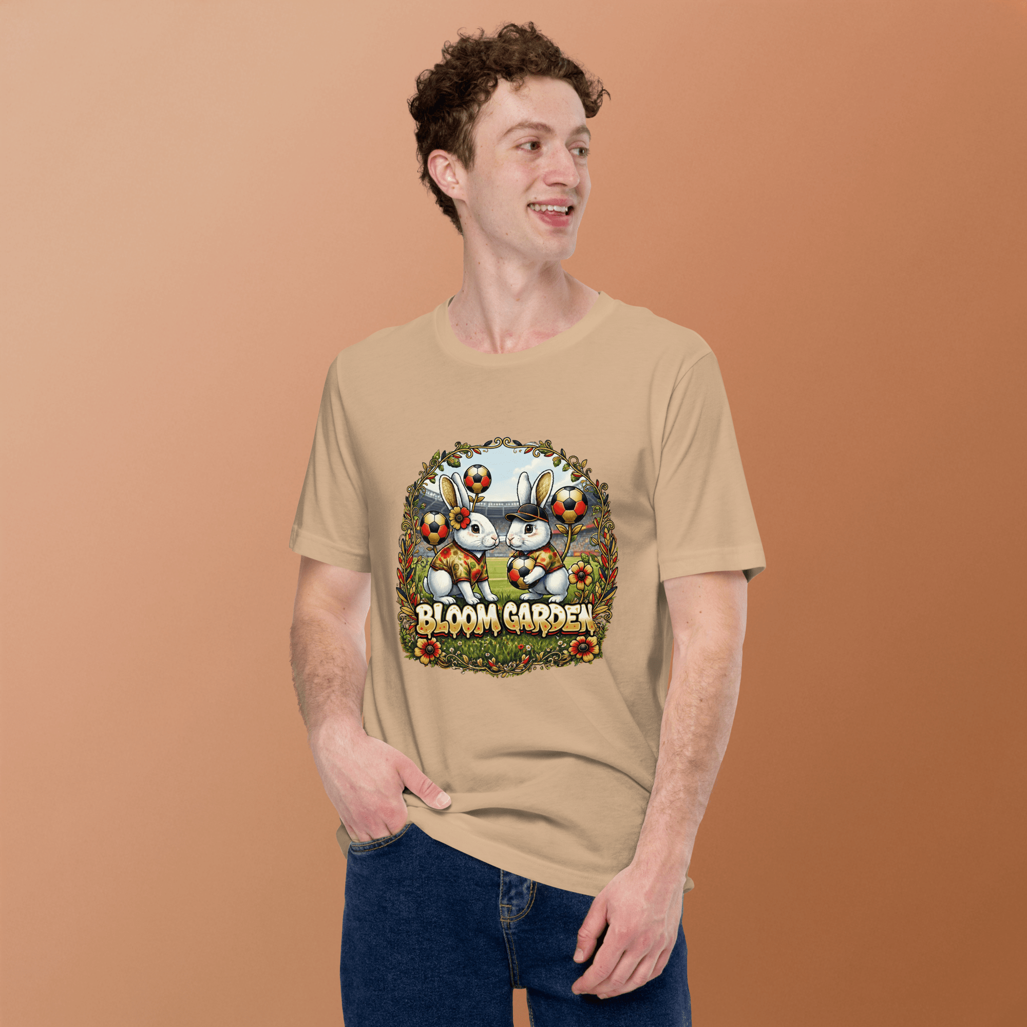 Bloom Garden German Rabbit T-shirt | German Fan | Canada Mexico USA 2026 | Unisex - BLOOM GARDEN