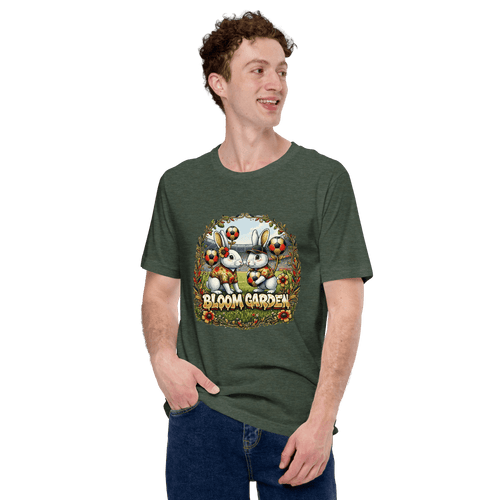 Bloom Garden German Rabbit T-shirt | German Fan | Canada Mexico USA 2026 | Unisex - BLOOM GARDEN