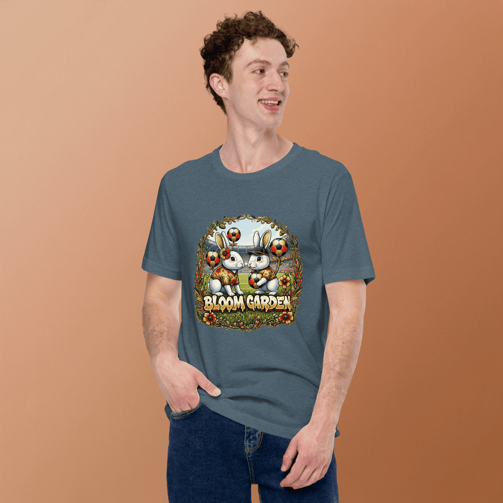 Bloom Garden German Rabbit T-shirt | German Fan | Canada Mexico USA 2026 | Unisex - BLOOM GARDEN