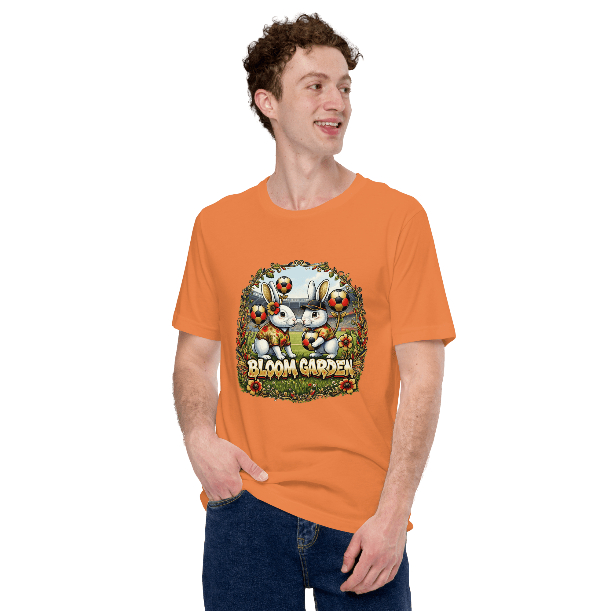 Bloom Garden German Rabbit T-shirt | German Fan | Canada Mexico USA 2026 | Unisex - BLOOM GARDEN
