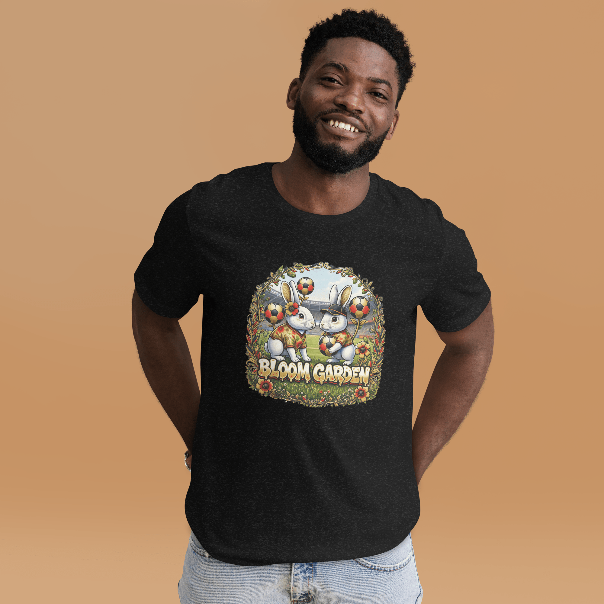 Bloom Garden German Rabbit T-shirt | German Fan | Canada Mexico USA 2026 | Unisex - BLOOM GARDEN