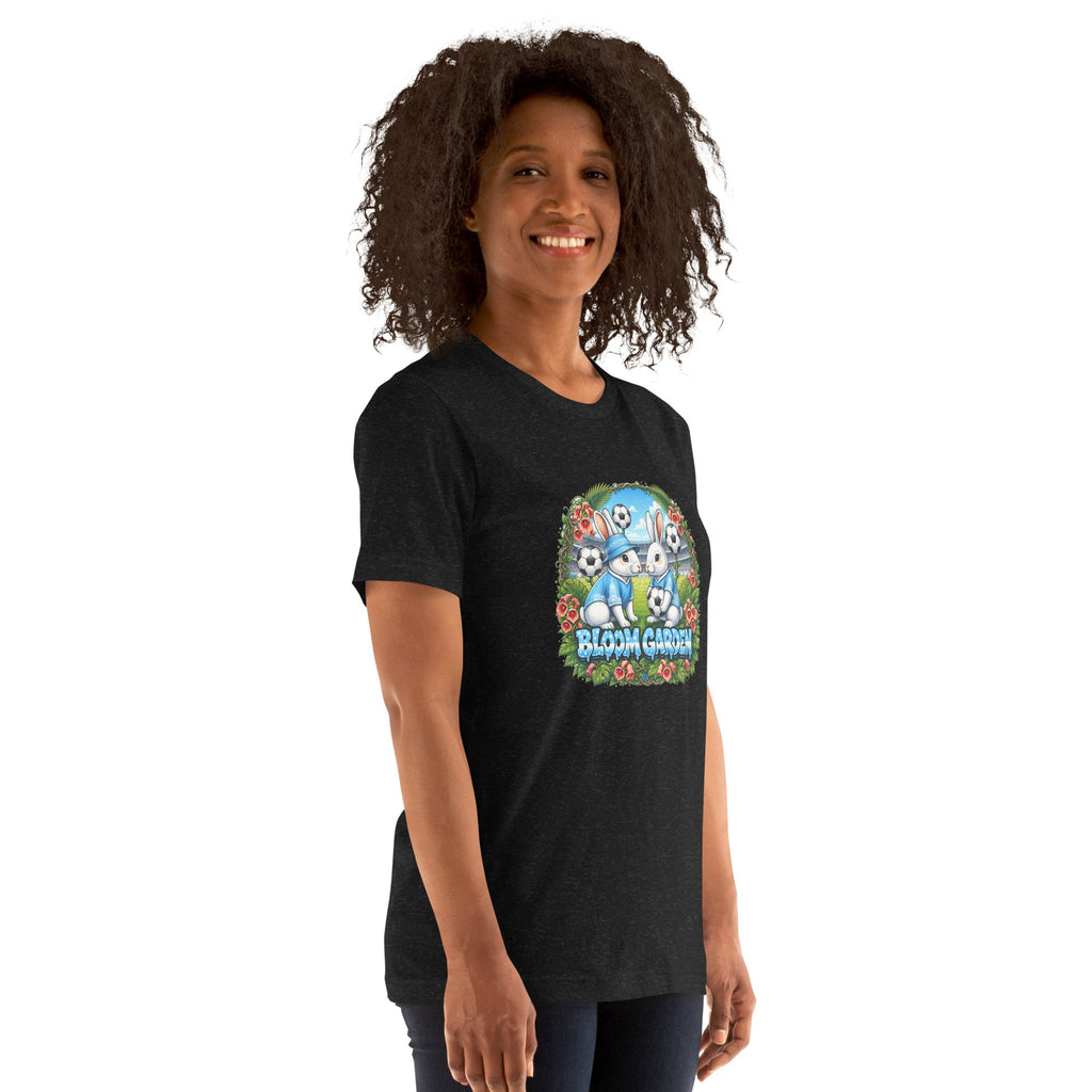 Bloom Garden "Goal & Garden" Argentina Rabbit Tee | Argentina Soccer Fan | Canada Mexico USA 2026 | Unisex - BLOOM GARDEN
