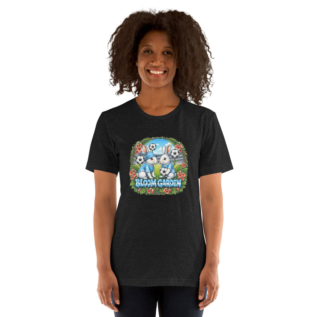 Bloom Garden "Goal & Garden" Argentina Rabbit Tee | Argentina Soccer Fan | Canada Mexico USA 2026 | Unisex - BLOOM GARDEN
