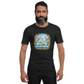 Bloom Garden "Goal & Garden" Argentina Rabbit Tee | Argentina Soccer Fan | Canada Mexico USA 2026 | Unisex - BLOOM GARDEN