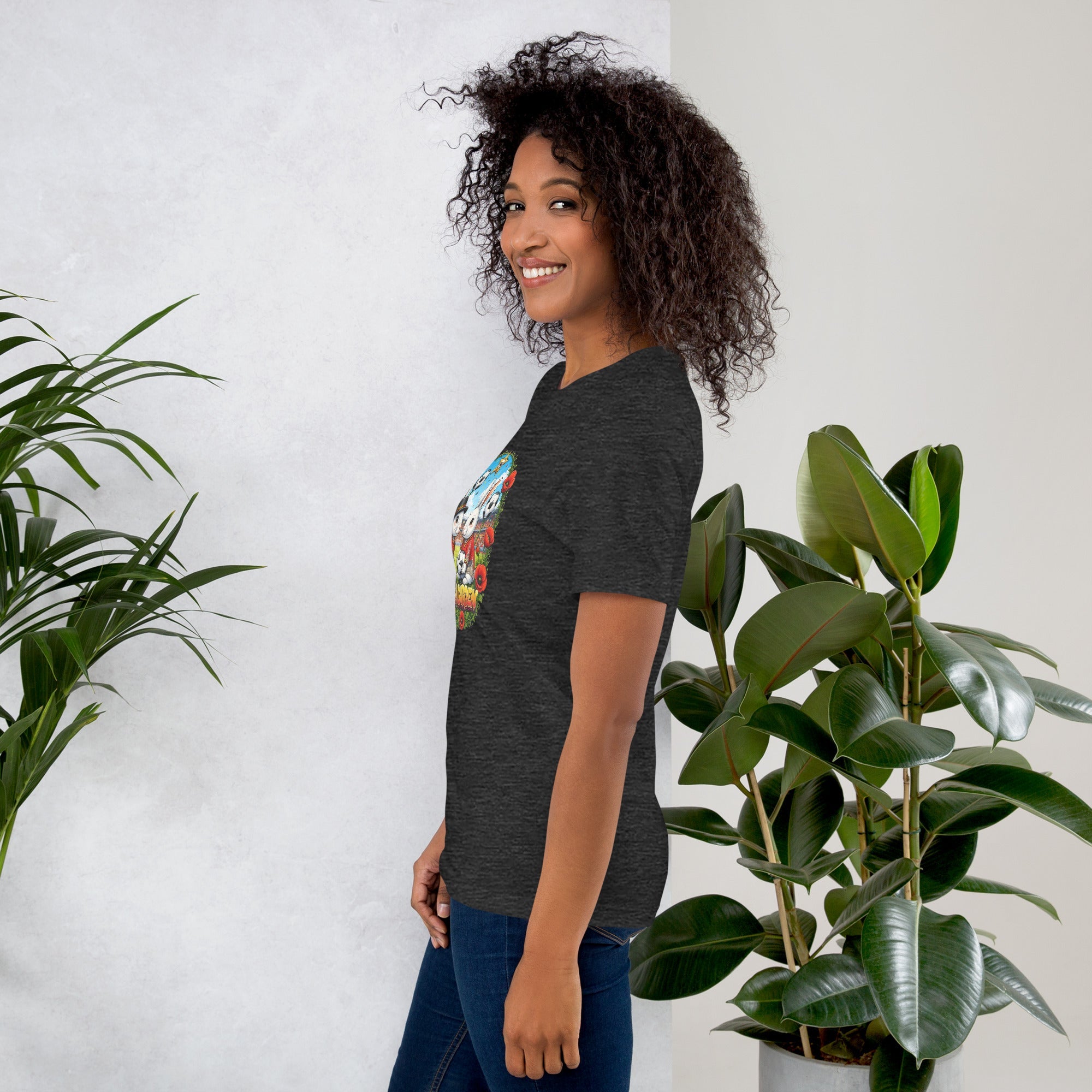 Bloom Garden "Goal & Garden" Belgium Rabbit Tee | Belgium Soccer Fan | Canada Mexico USA 2026 | Unisex - BLOOM GARDEN