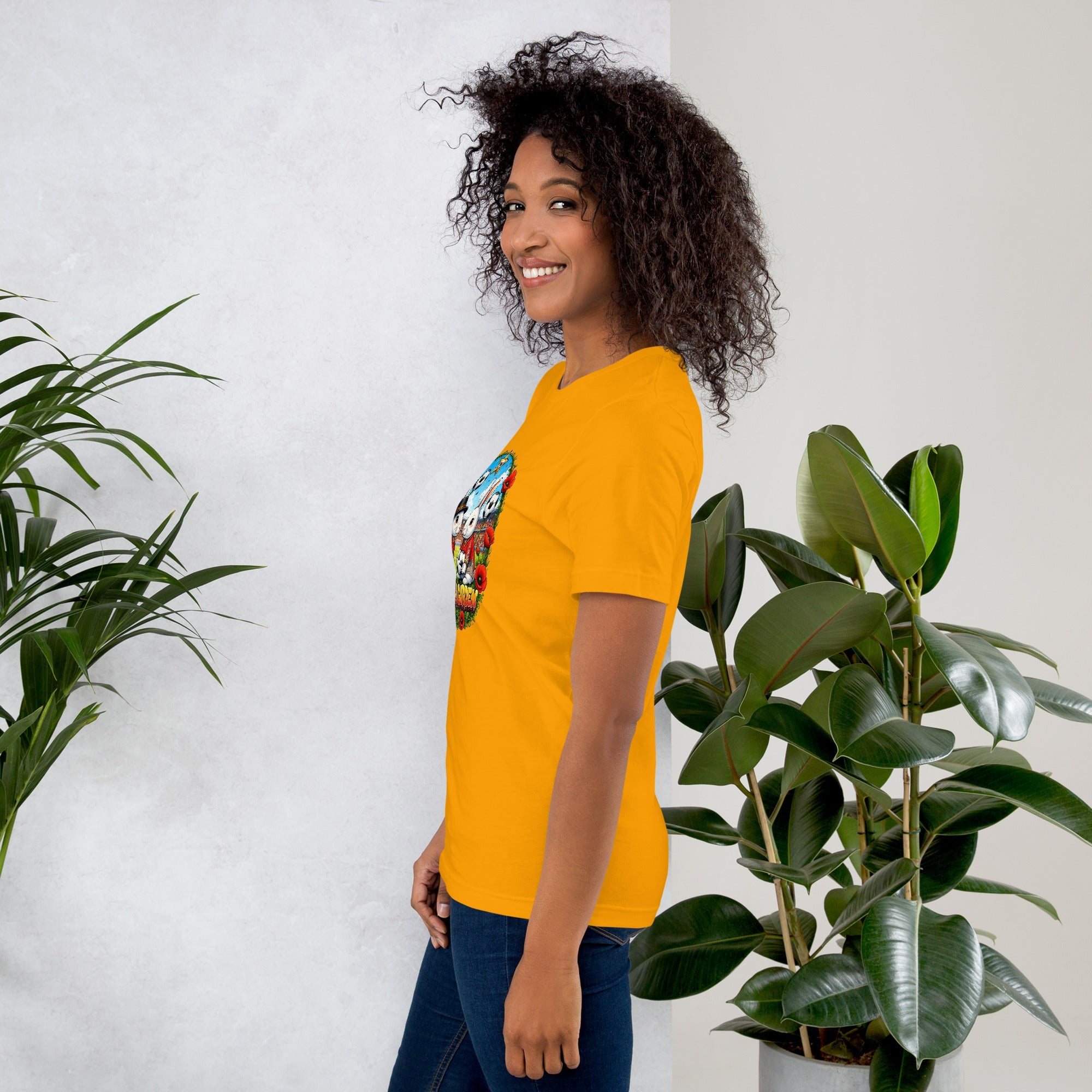 Bloom Garden "Goal & Garden" Belgium Rabbit Tee | Belgium Soccer Fan | Canada Mexico USA 2026 | Unisex - BLOOM GARDEN