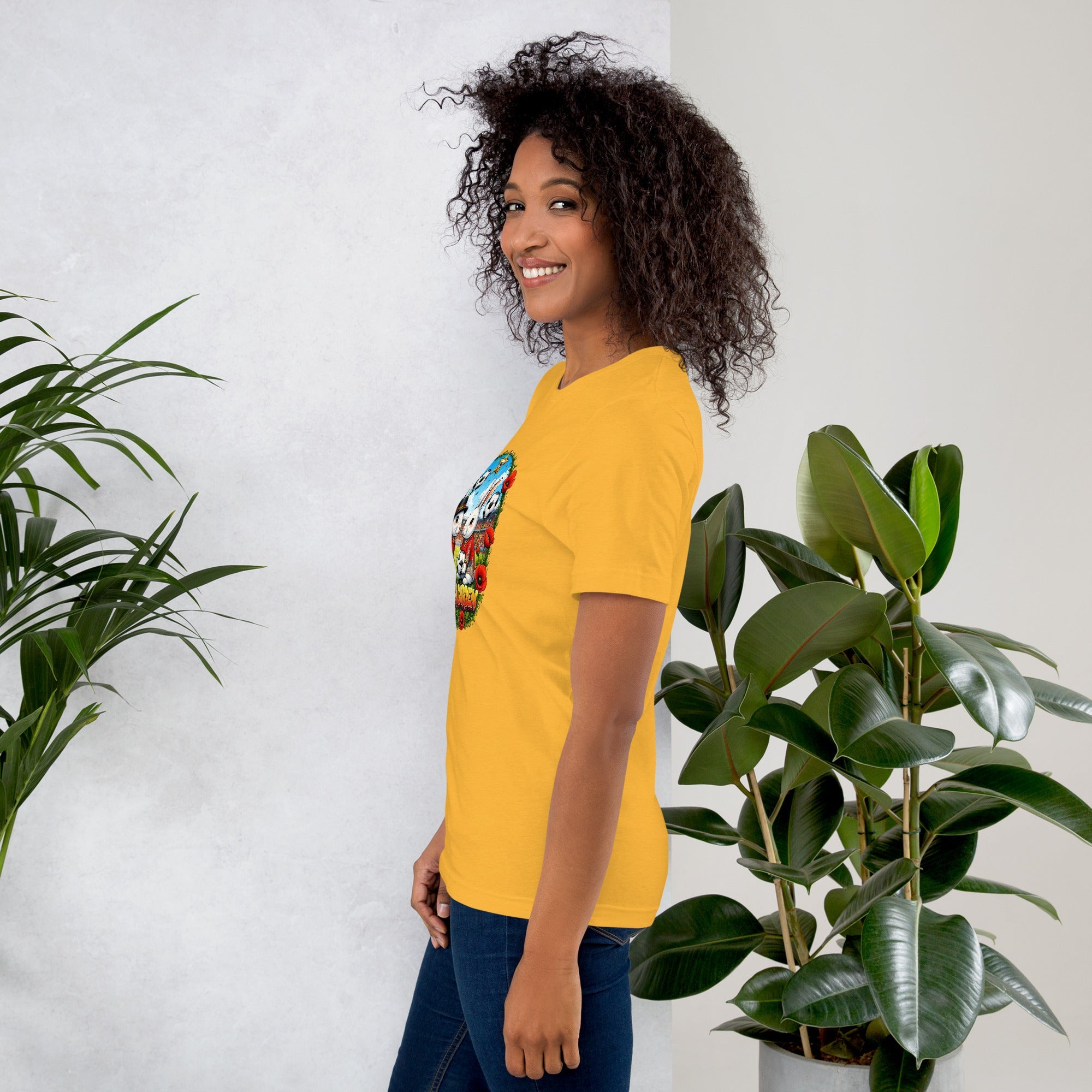 Bloom Garden "Goal & Garden" Belgium Rabbit Tee | Belgium Soccer Fan | Canada Mexico USA 2026 | Unisex - BLOOM GARDEN