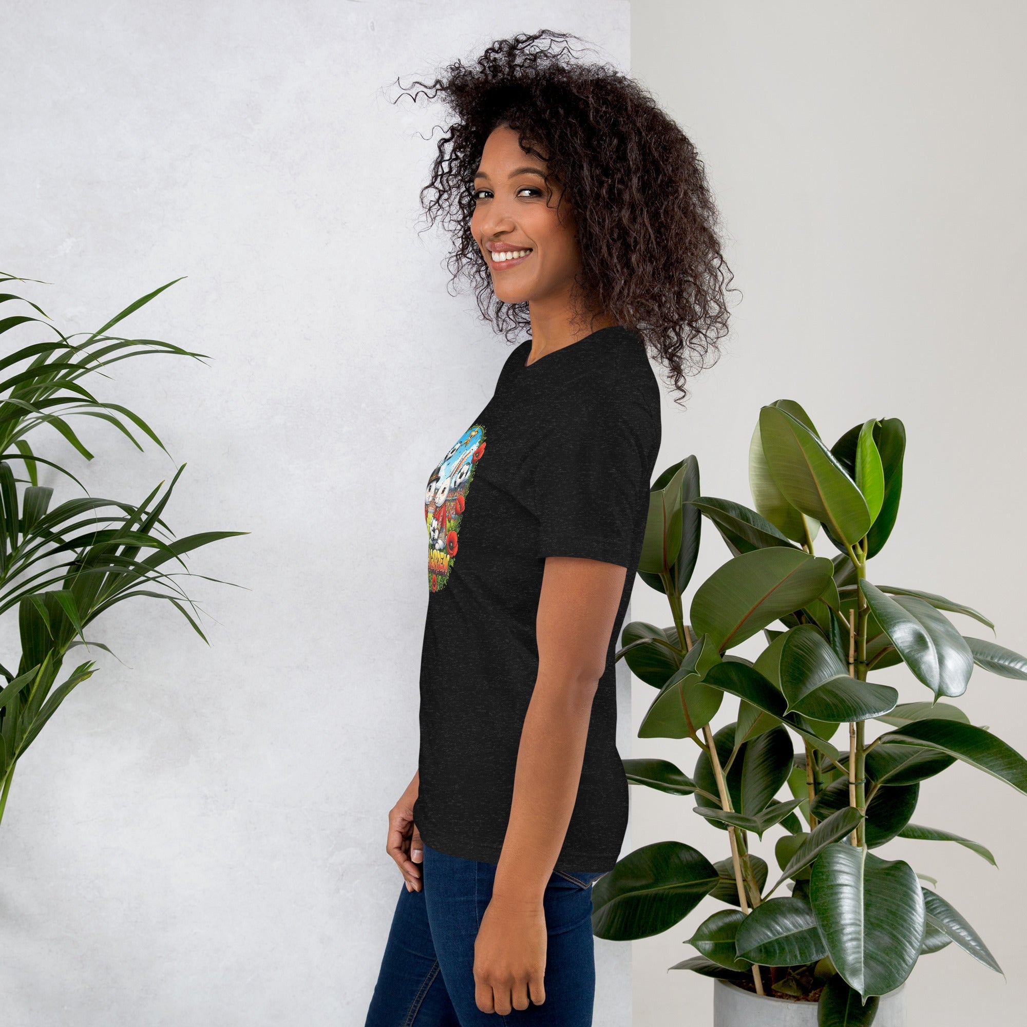 Bloom Garden "Goal & Garden" Belgium Rabbit Tee | Belgium Soccer Fan | Canada Mexico USA 2026 | Unisex - BLOOM GARDEN
