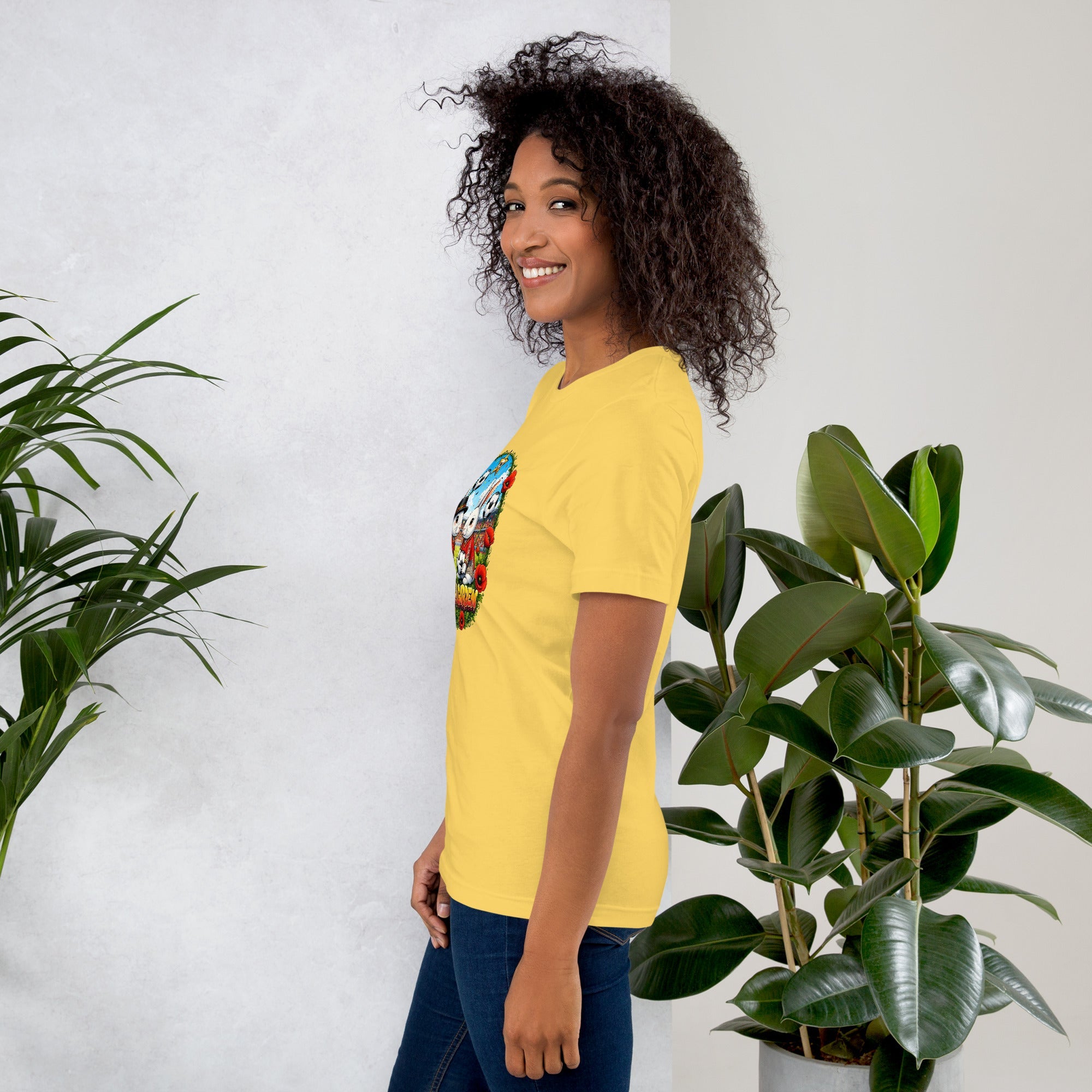Bloom Garden "Goal & Garden" Belgium Rabbit Tee | Belgium Soccer Fan | Canada Mexico USA 2026 | Unisex - BLOOM GARDEN