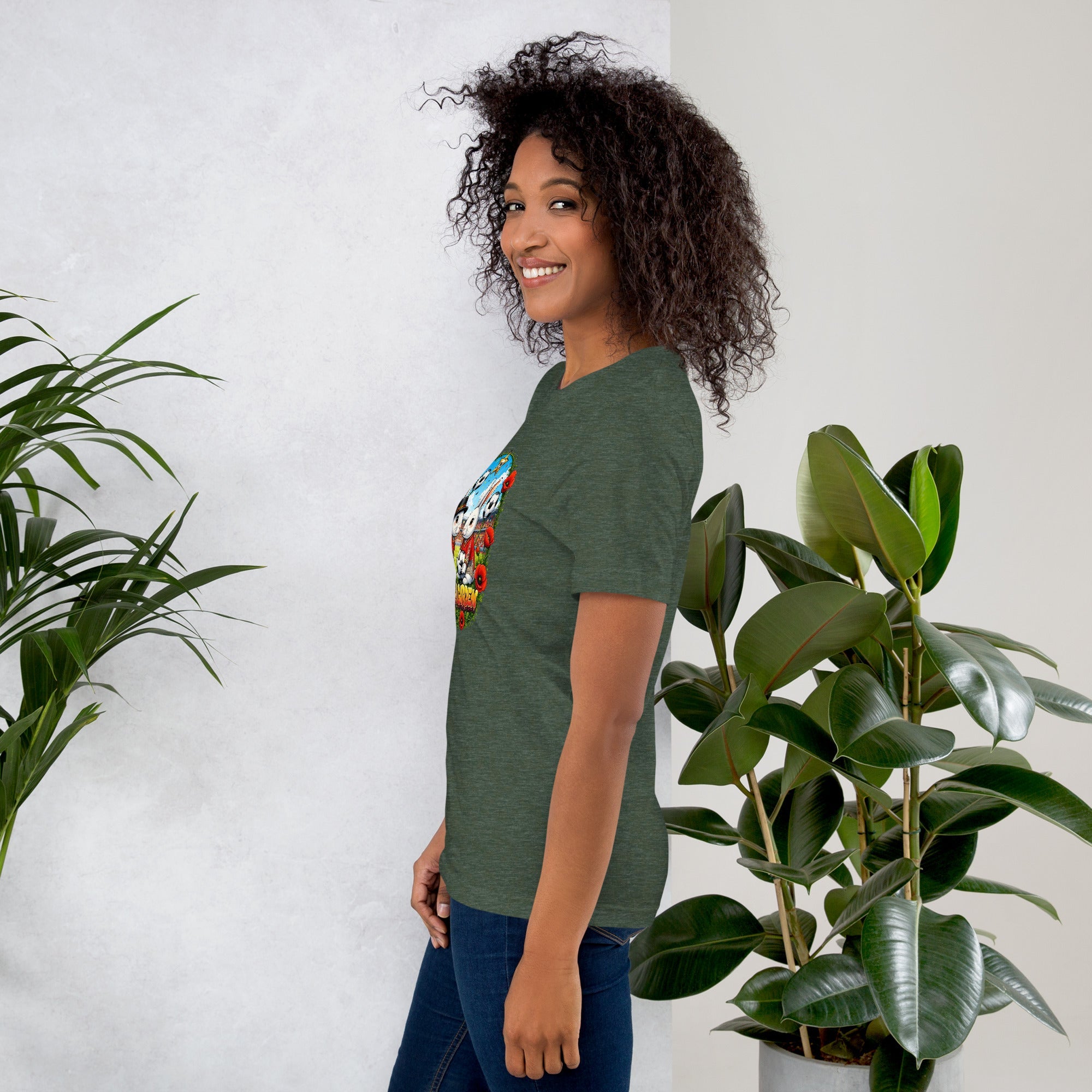 Bloom Garden "Goal & Garden" Belgium Rabbit Tee | Belgium Soccer Fan | Canada Mexico USA 2026 | Unisex - BLOOM GARDEN