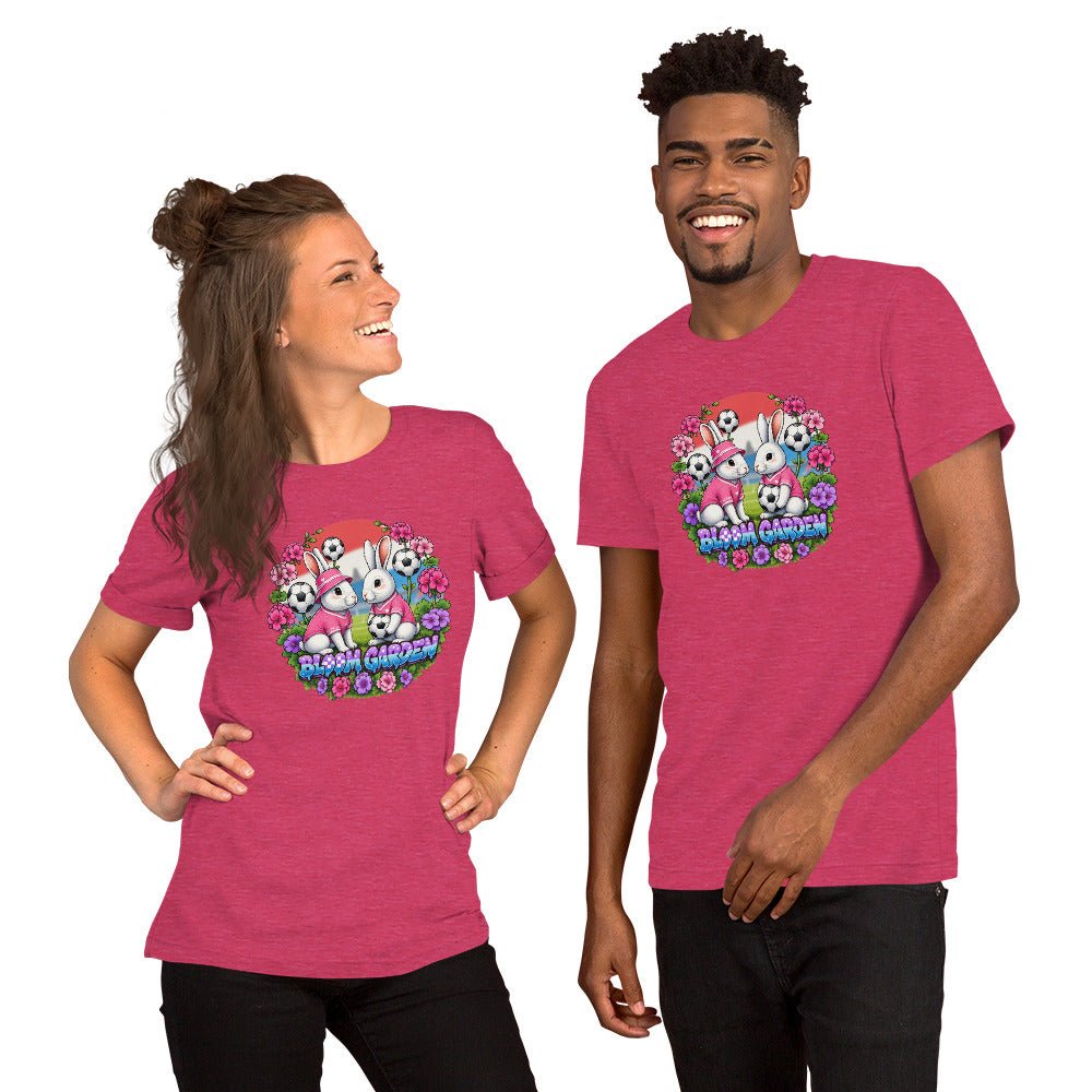 Bloom Garden " Goal & Garden" Croatia Rabbit Tee | Croatia Soccer Fan | Canada Mexico USA 2026 | Unisex - BLOOM GARDEN