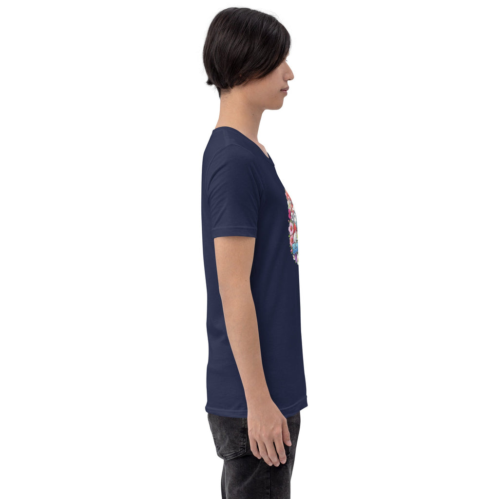 Bloom Garden "Goal & Garden" Korea Rabbit Tee | Korea Soccer Fan | Canada Mexico USA 2026 | Unisex - BLOOM GARDEN