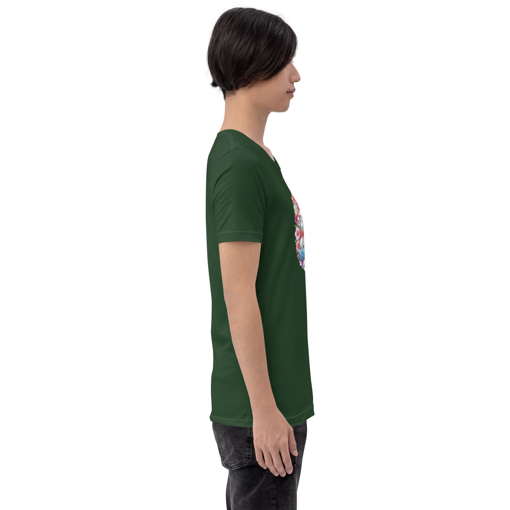 Bloom Garden "Goal & Garden" Korea Rabbit Tee | Korea Soccer Fan | Canada Mexico USA 2026 | Unisex - BLOOM GARDEN