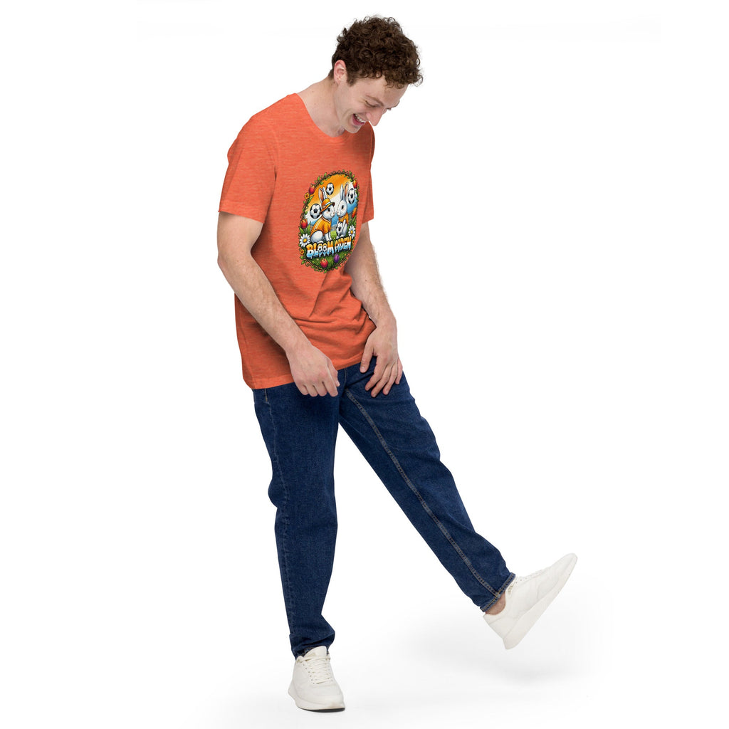 Bloom Garden "Goal & Garden" Netherlands Rabbit Tee | Netherlands Soccer Fan | Canada Mexico USA 2026 | Unisex - BLOOM GARDEN