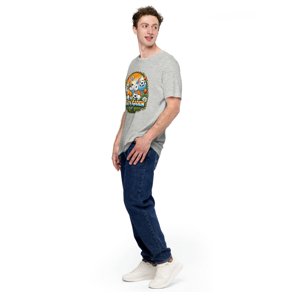 Bloom Garden "Goal & Garden" Netherlands Rabbit Tee | Netherlands Soccer Fan | Canada Mexico USA 2026 | Unisex - BLOOM GARDEN
