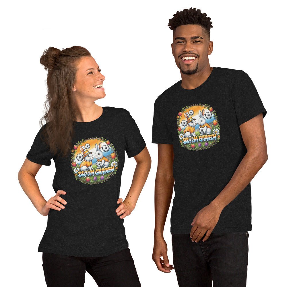 Bloom Garden "Goal & Garden" Netherlands Rabbit Tee | Netherlands Soccer Fan | Canada Mexico USA 2026 | Unisex - BLOOM GARDEN