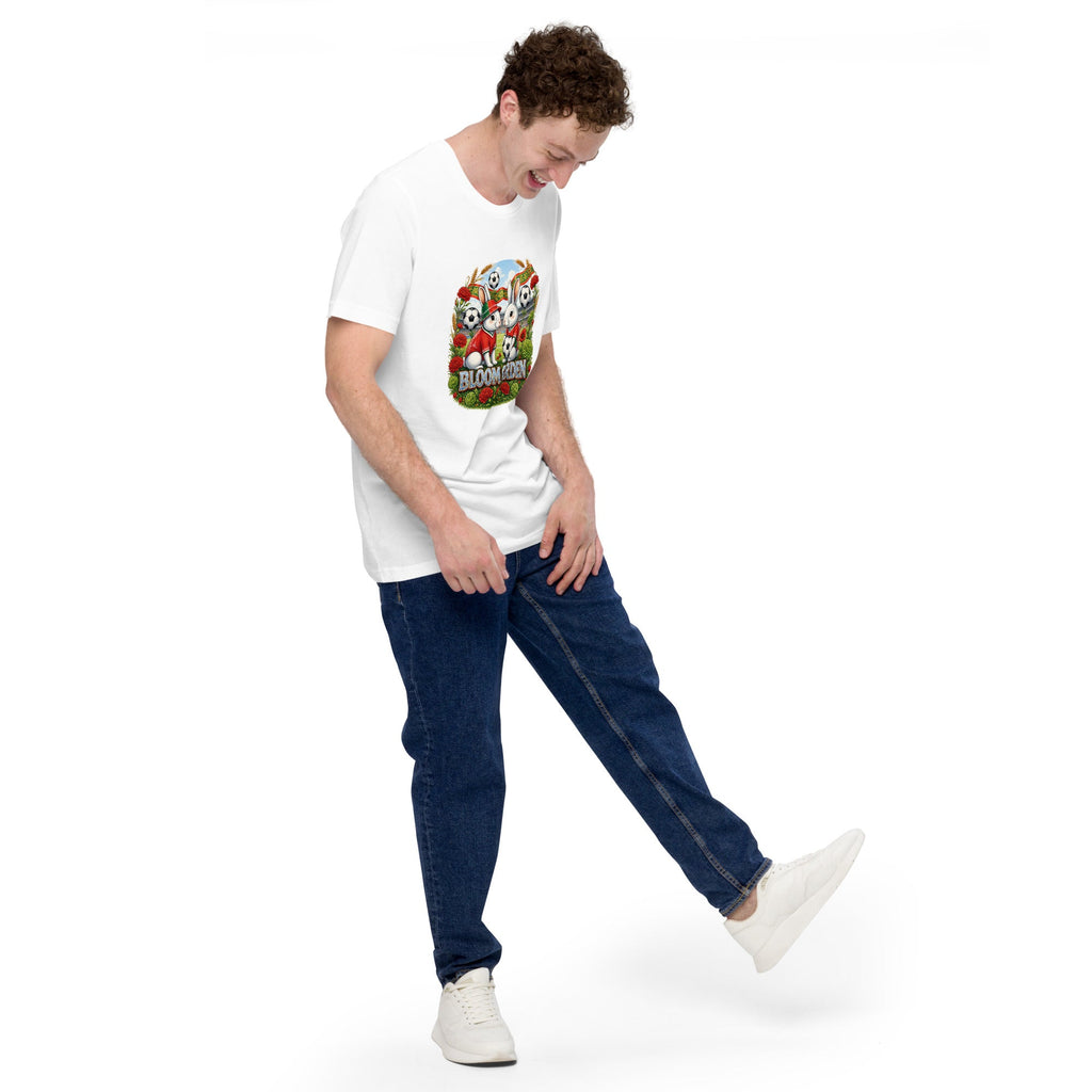 Bloom Garden "Goal & Garden" Portugal Rabbit Tee | Portugal Soccer Fan | Canada Mexico USA 2026 | Unisex - BLOOM GARDEN