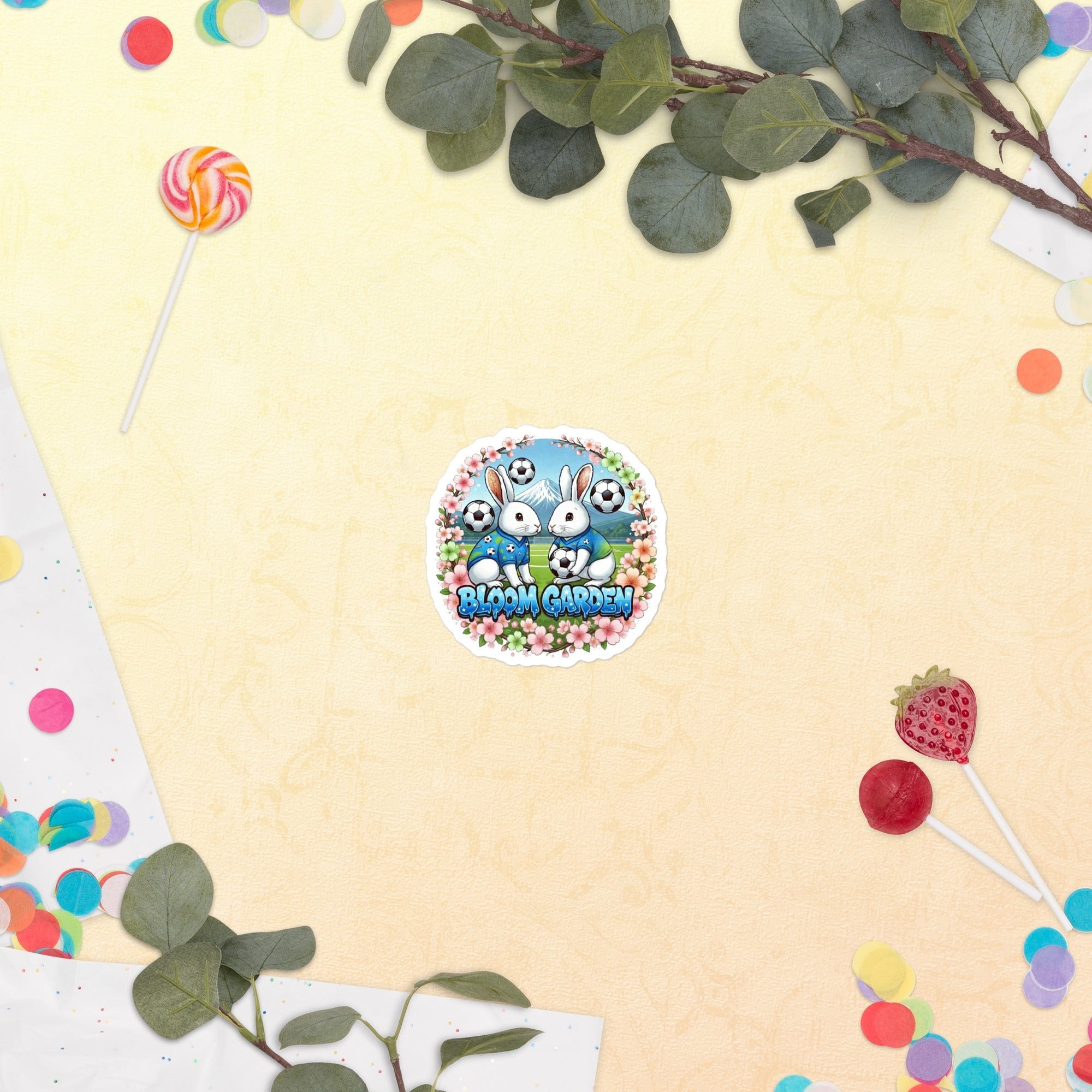 Bloom Garden Japanese Rabbit Sticker - BLOOM GARDEN