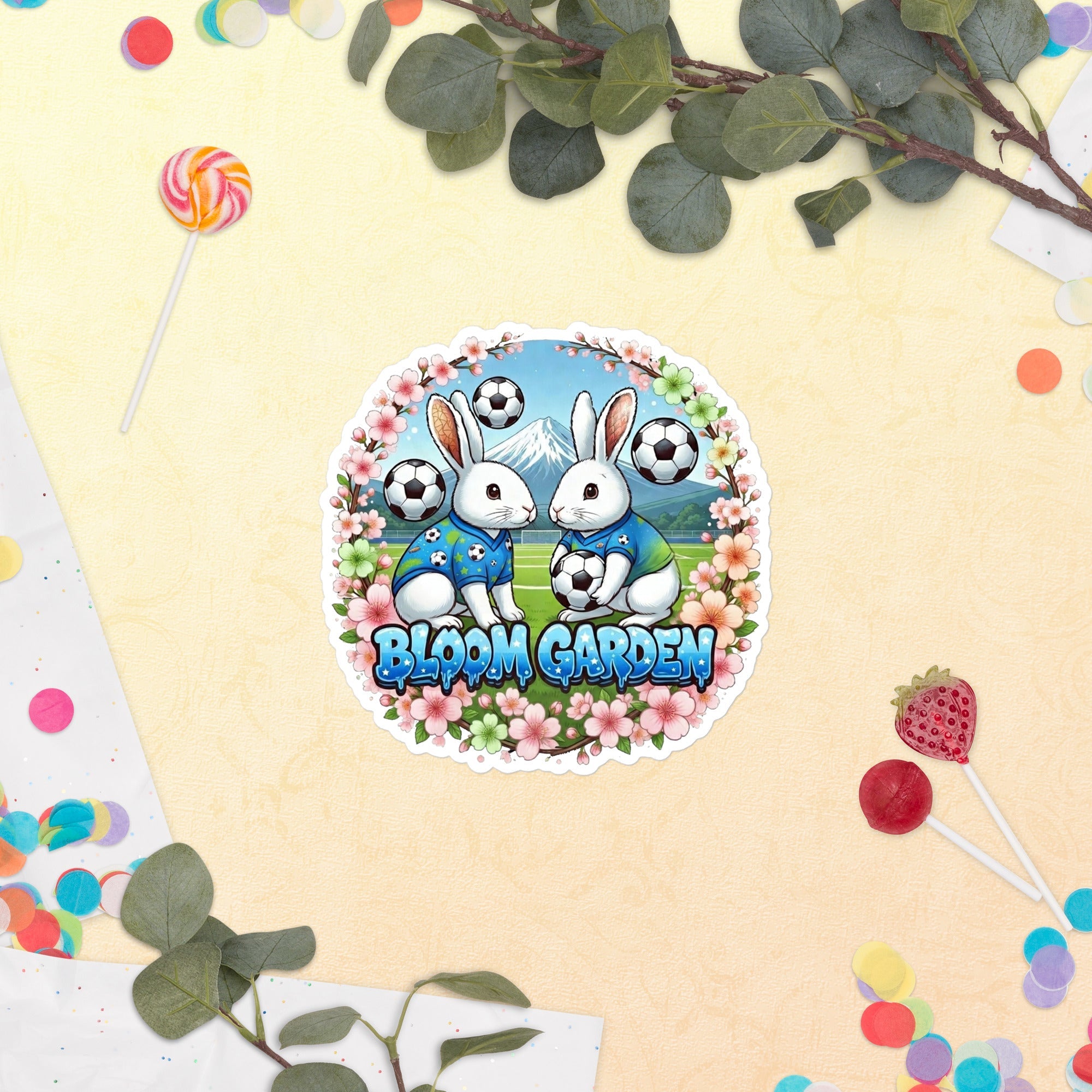 Bloom Garden Japanese Rabbit Sticker - BLOOM GARDEN