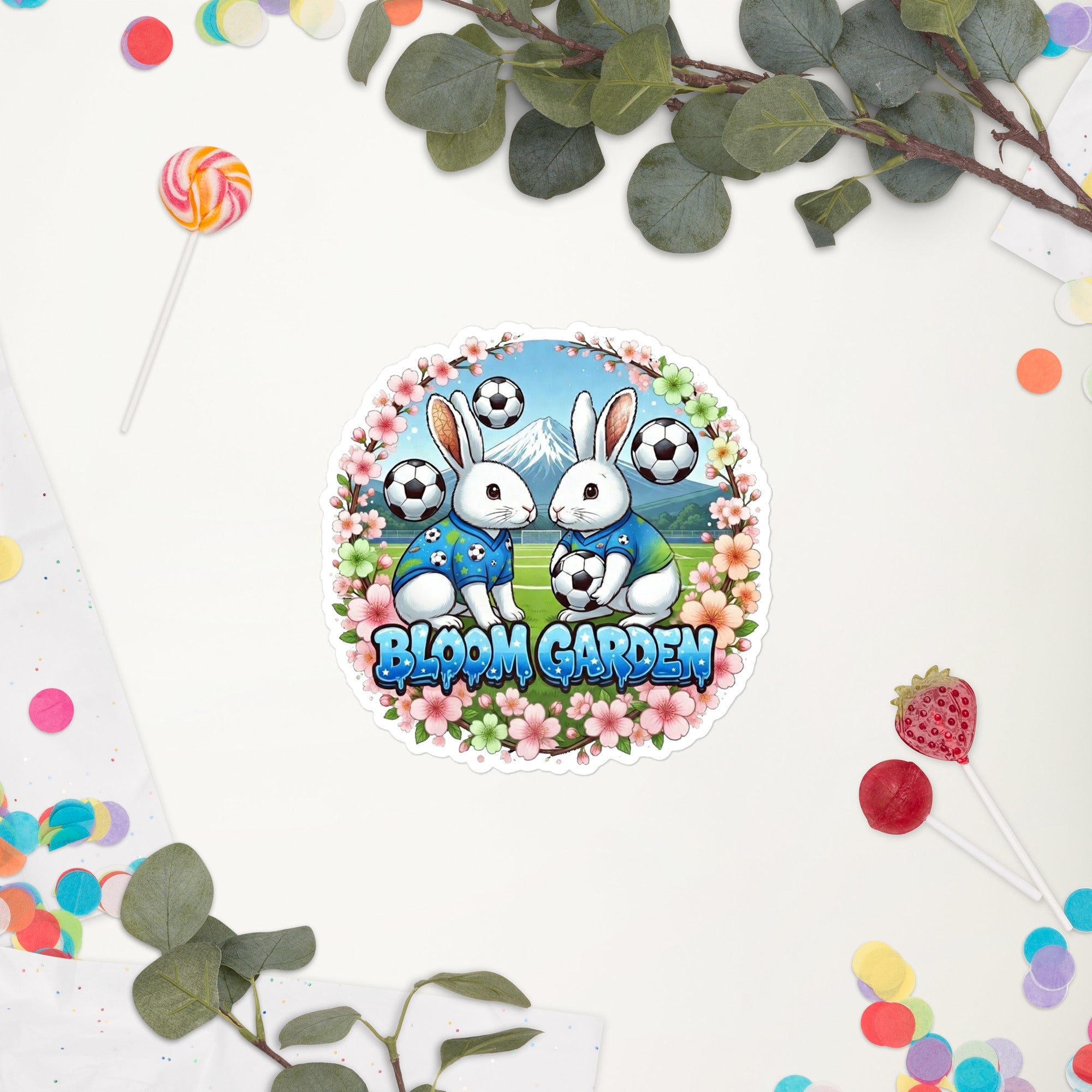 Bloom Garden Japanese Rabbit Sticker - BLOOM GARDEN
