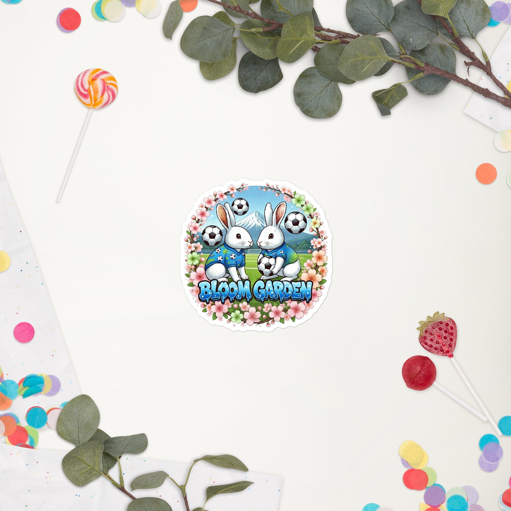 Bloom Garden Japanese Rabbit Sticker - BLOOM GARDEN