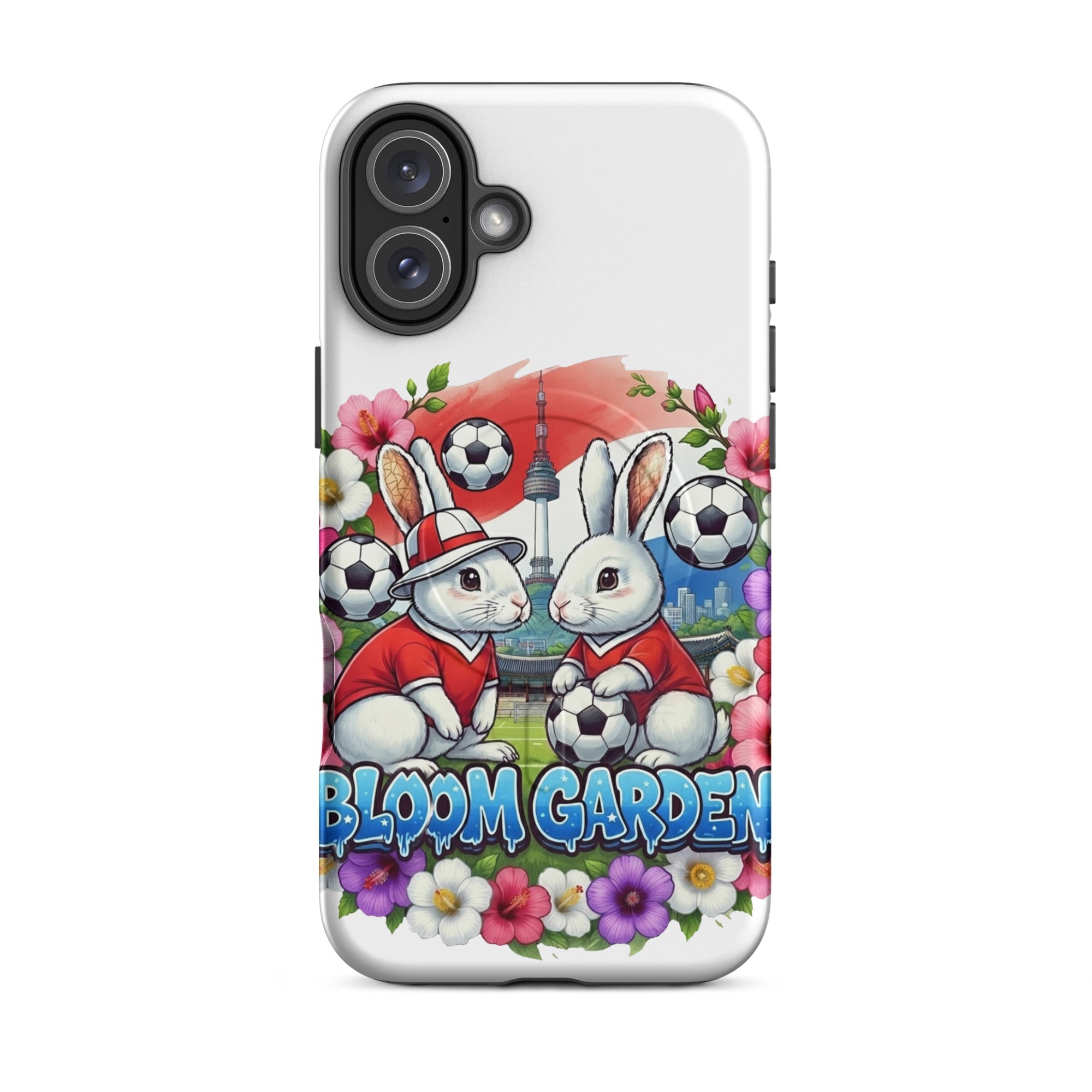 Bloom Garden Korean Rabbit Clear Case for iPhone - BLOOM GARDEN