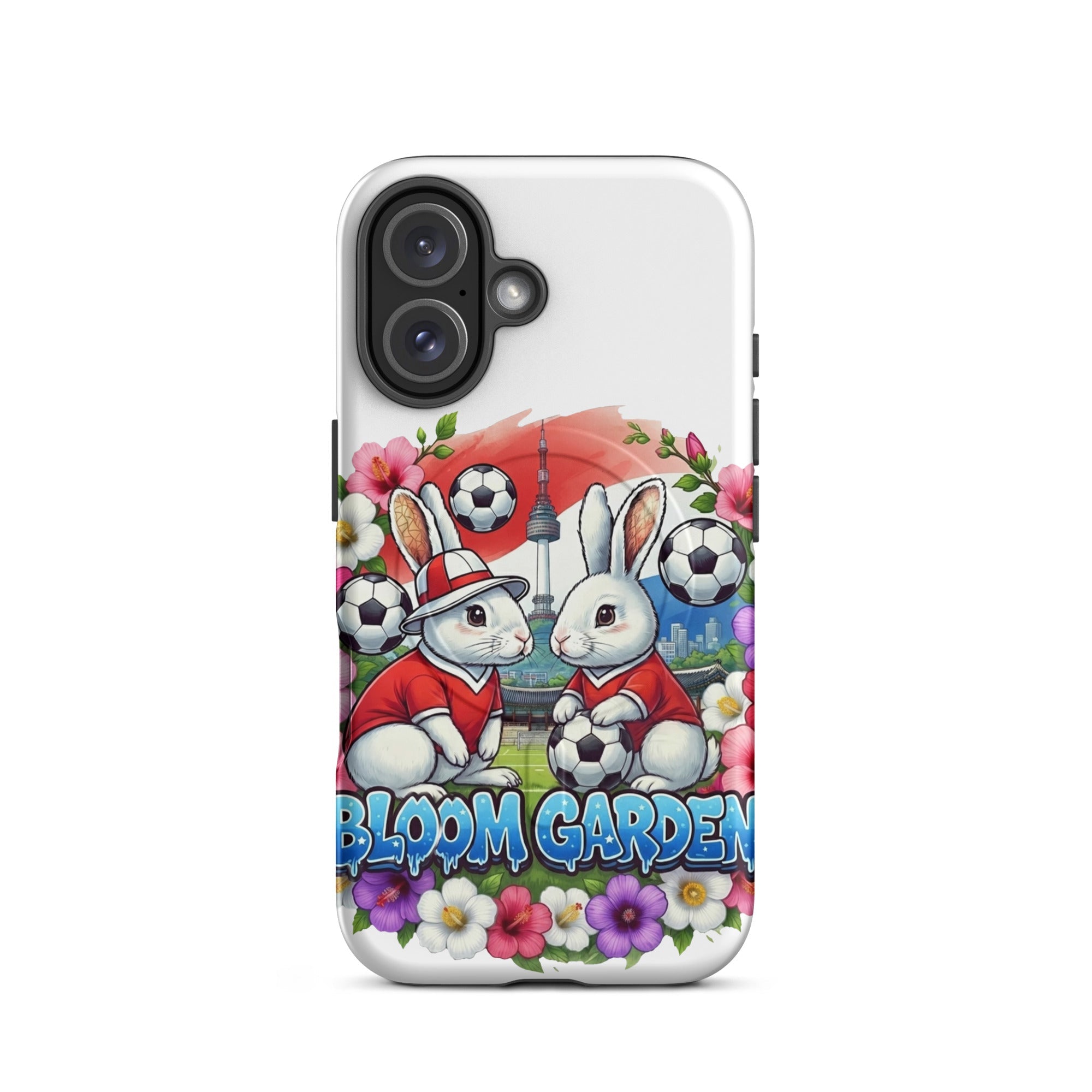 Bloom Garden Korean Rabbit Clear Case for iPhone - BLOOM GARDEN