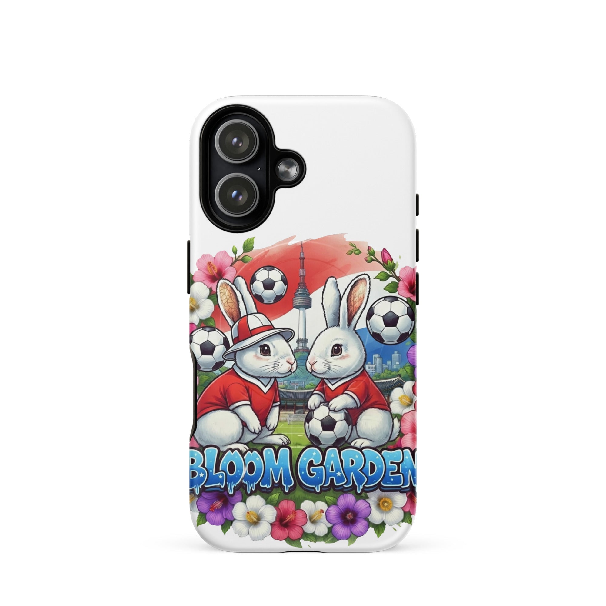Bloom Garden Korean Rabbit Clear Case for iPhone - BLOOM GARDEN
