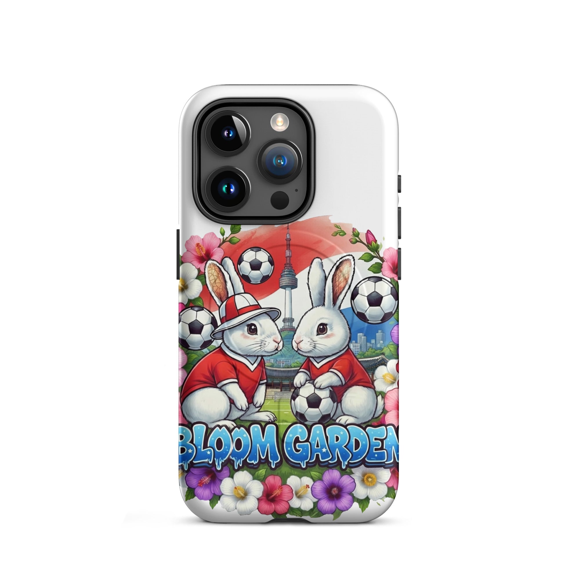 Bloom Garden Korean Rabbit Clear Case for iPhone - BLOOM GARDEN