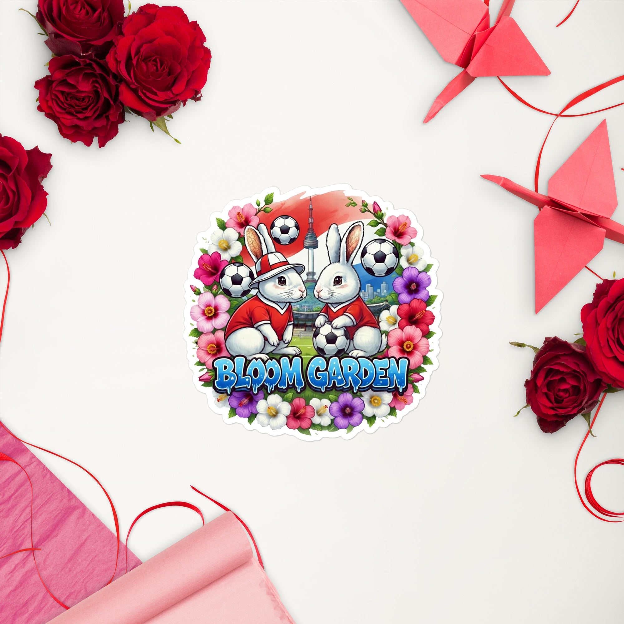 Bloom Garden Korean Rabbit Sticker - BLOOM GARDEN