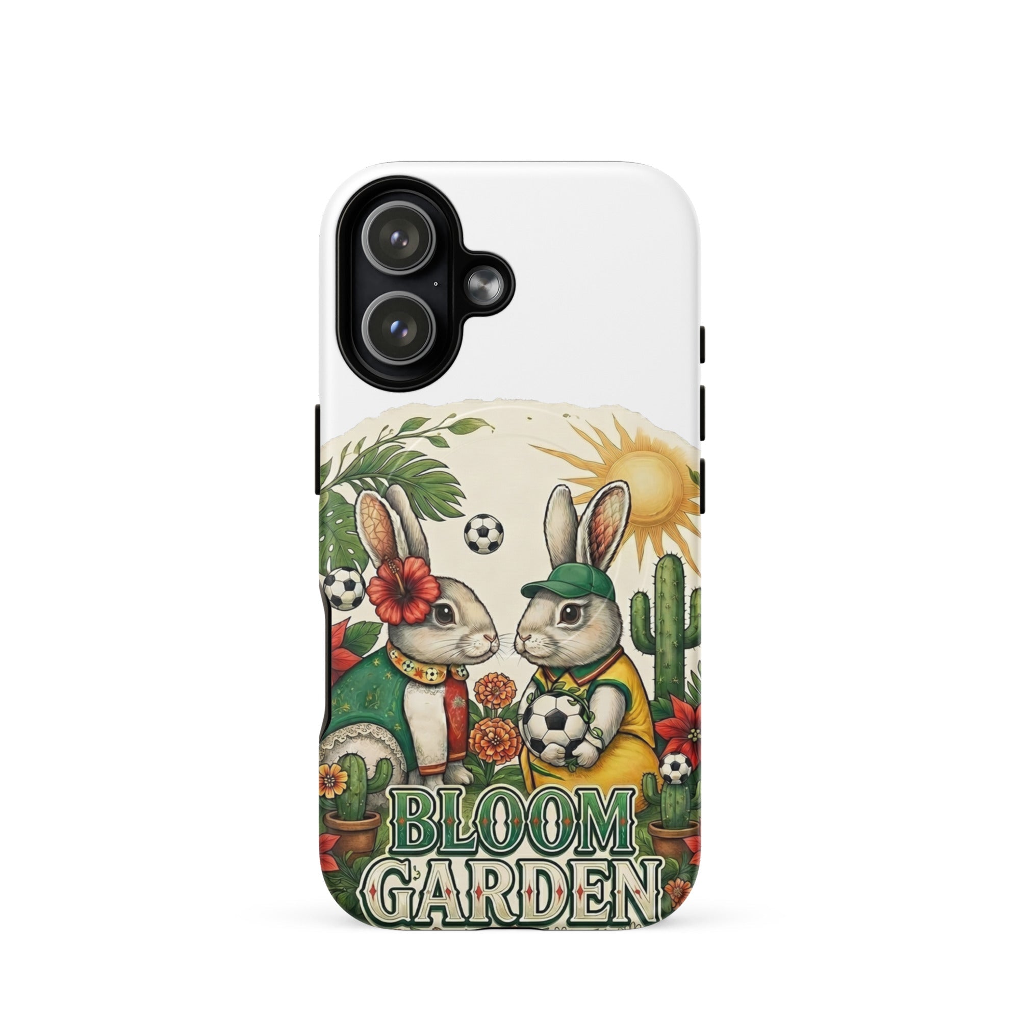 Bloom Garden Mexican Rabbit MagSafe Tough Case for iPhone - BLOOM GARDEN