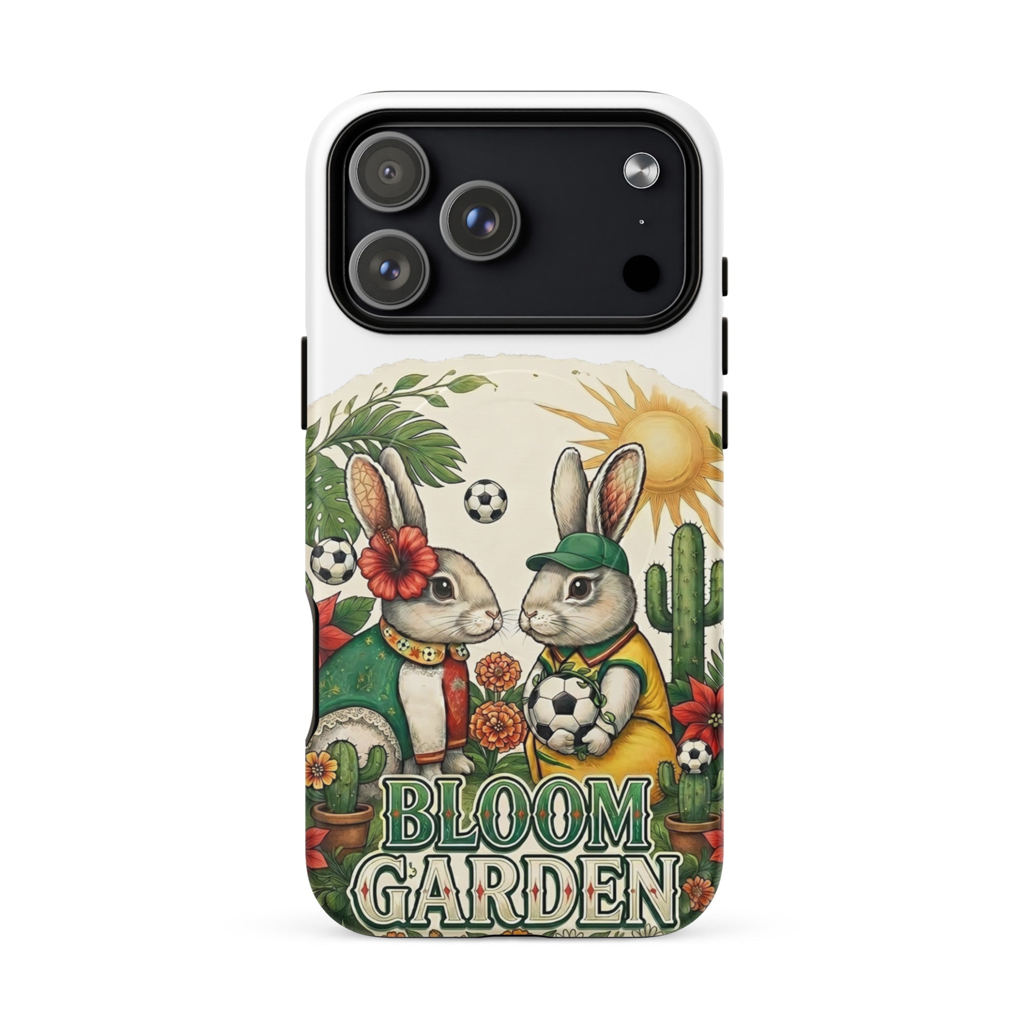Bloom Garden Mexican Rabbit MagSafe Tough Case for iPhone - BLOOM GARDEN
