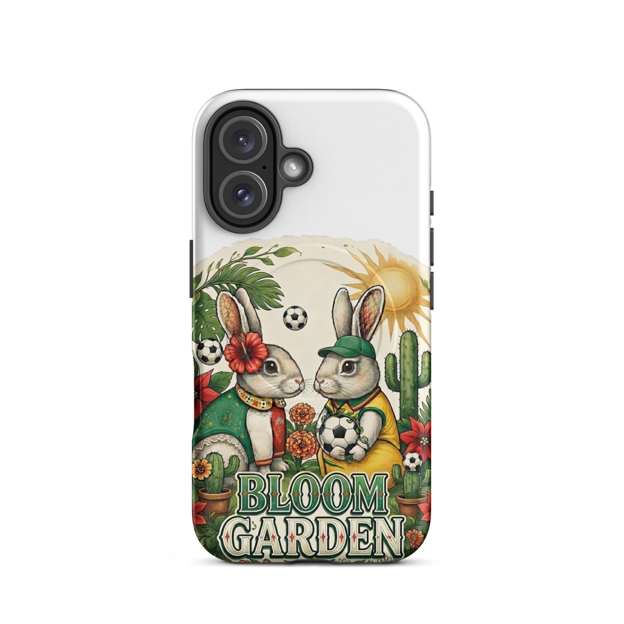 Bloom Garden Mexican Rabbit MagSafe Tough Case for iPhone - BLOOM GARDEN