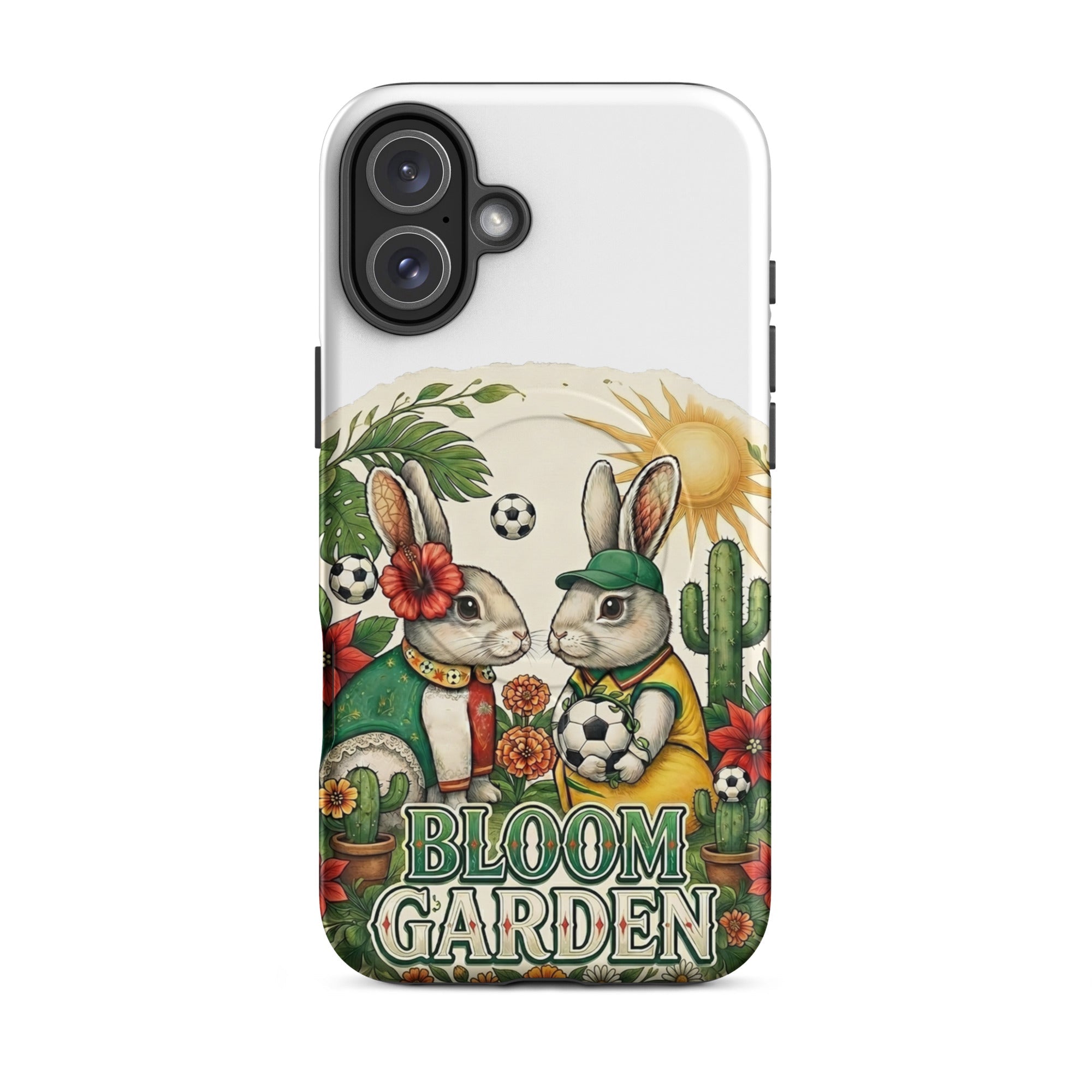 Bloom Garden Mexican Rabbit MagSafe Tough Case for iPhone - BLOOM GARDEN