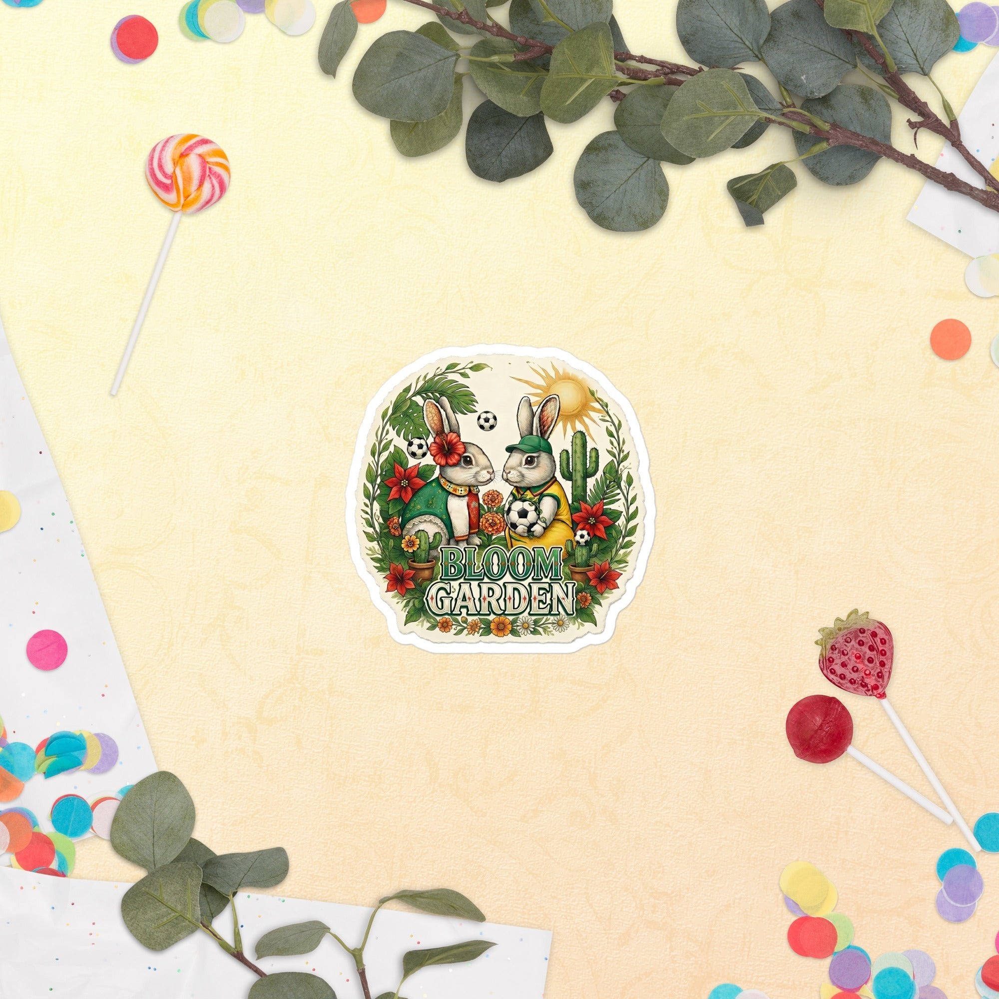 Bloom Garden Mexican Rabbit Sticker - BLOOM GARDEN