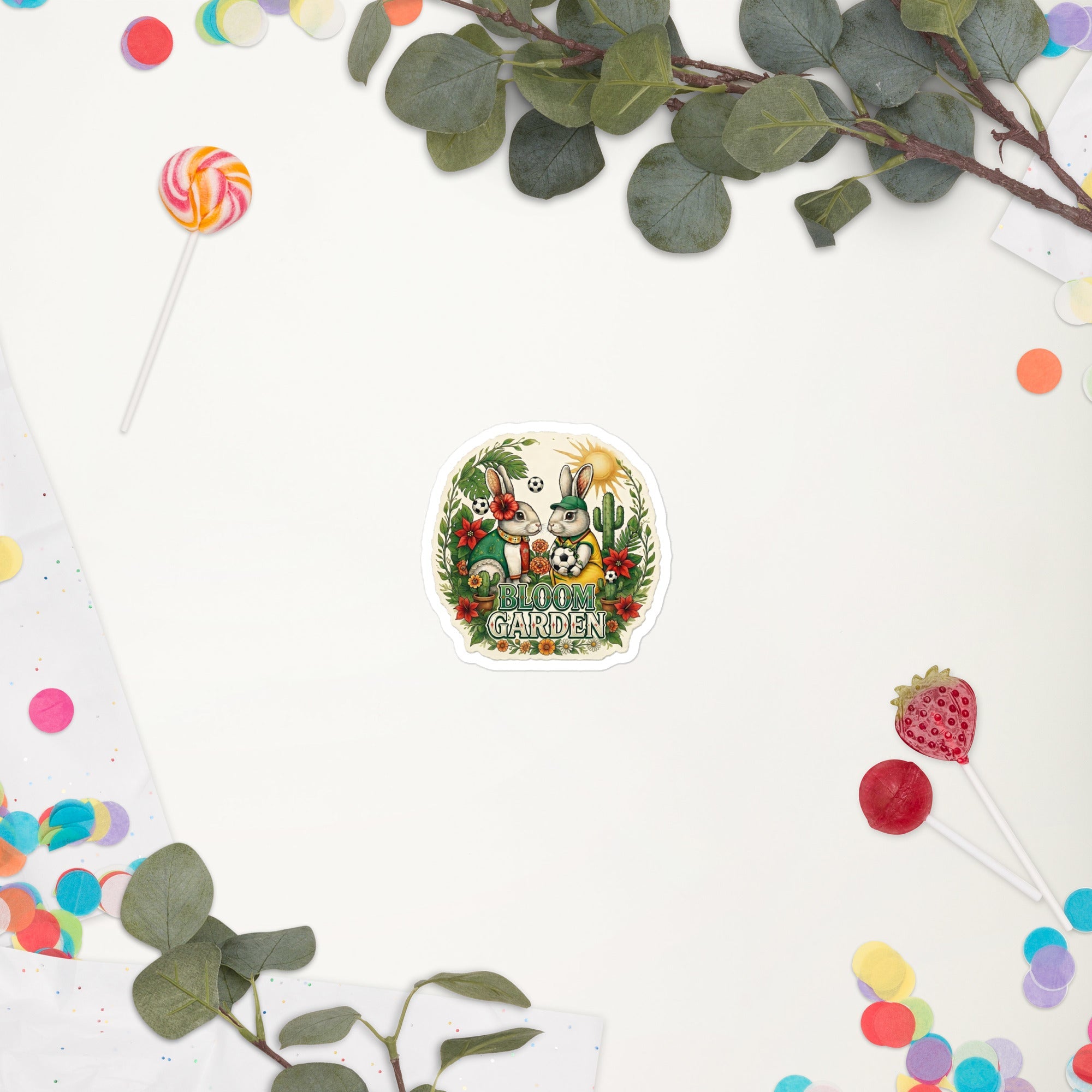 Bloom Garden Mexican Rabbit Sticker - BLOOM GARDEN
