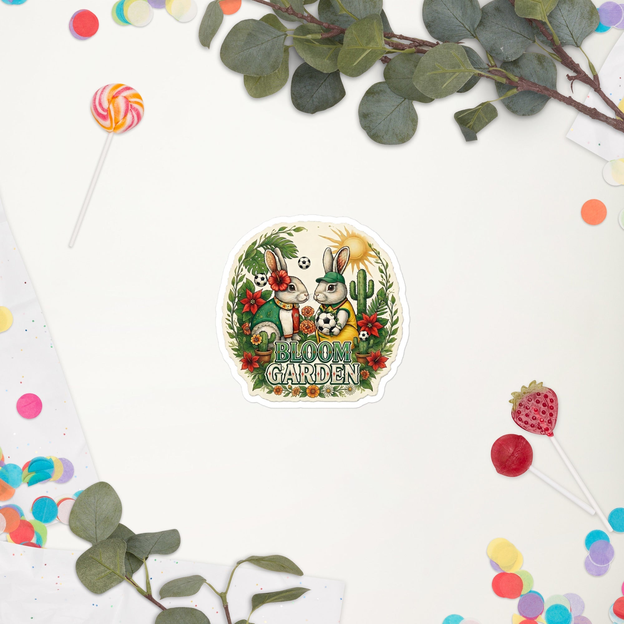 Bloom Garden Mexican Rabbit Sticker - BLOOM GARDEN