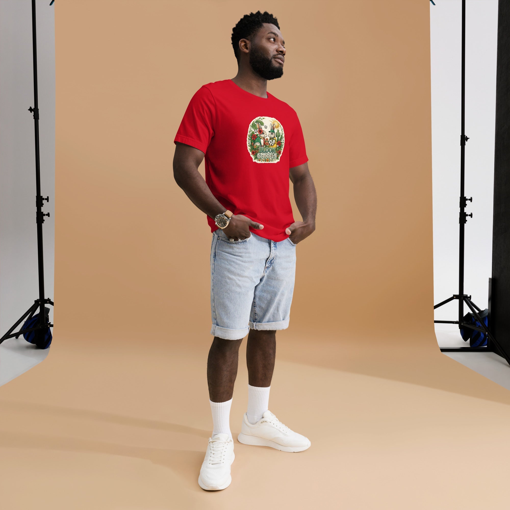 Bloom Garden Mexican Rabbit T-Shirt | Mexico Soccer Fan | Canada Mexico USA 2026 | Unisex - BLOOM GARDEN