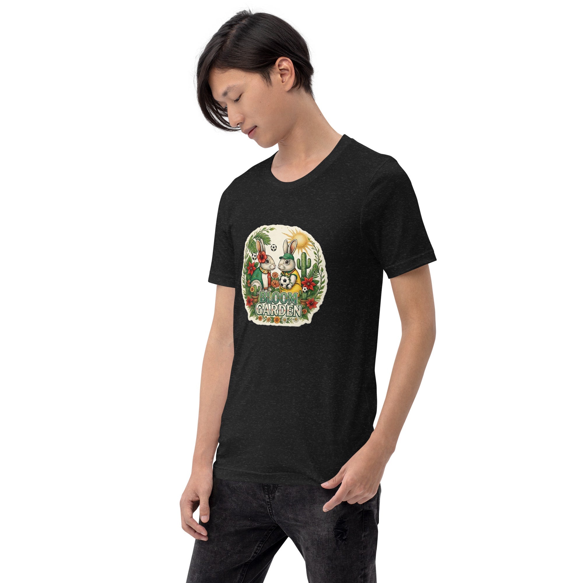 Bloom Garden Mexican Rabbit T-Shirt | Mexico Soccer Fan | Canada Mexico USA 2026 | Unisex - BLOOM GARDEN