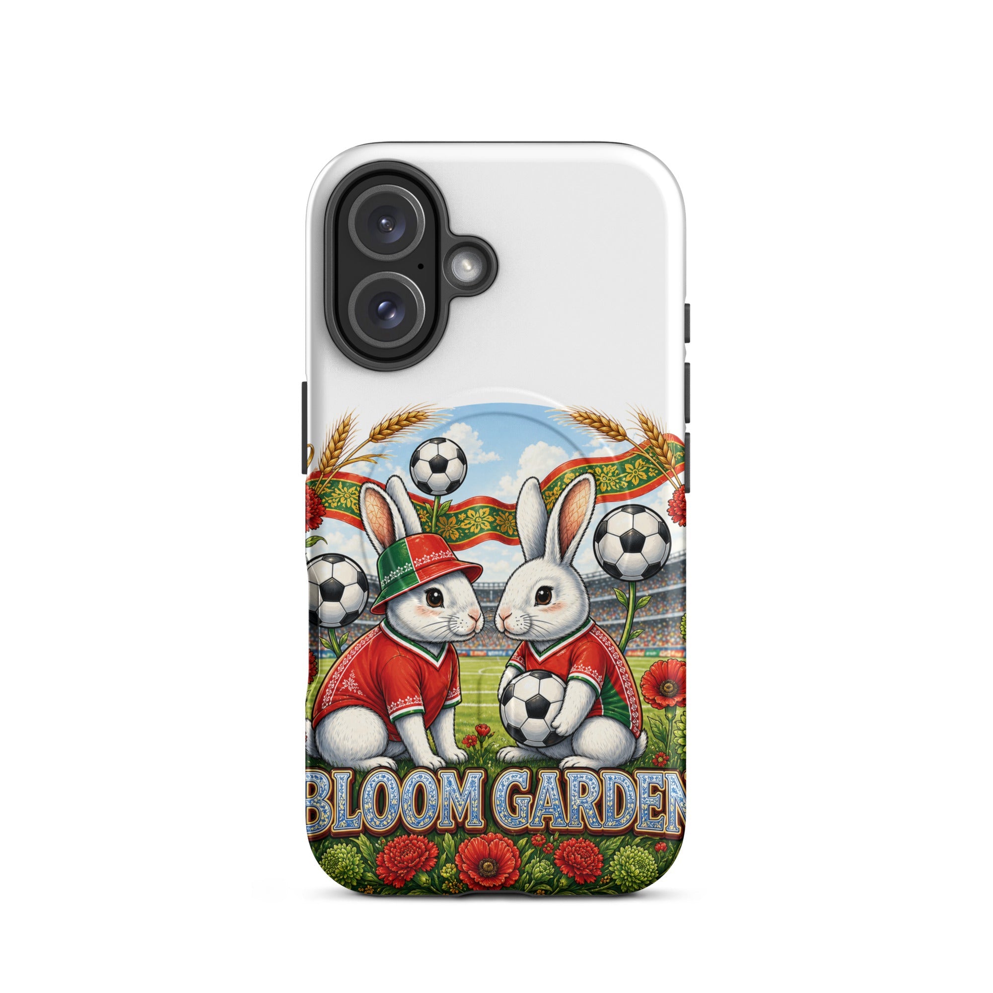 Bloom Garden Portuguese Rabbit MagSafe Tough Case for iPhone - BLOOM GARDEN