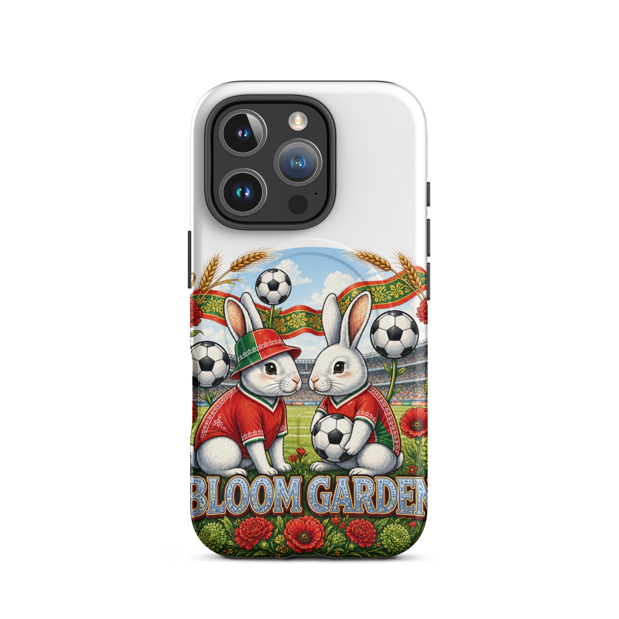 Bloom Garden Portuguese Rabbit MagSafe Tough Case for iPhone - BLOOM GARDEN
