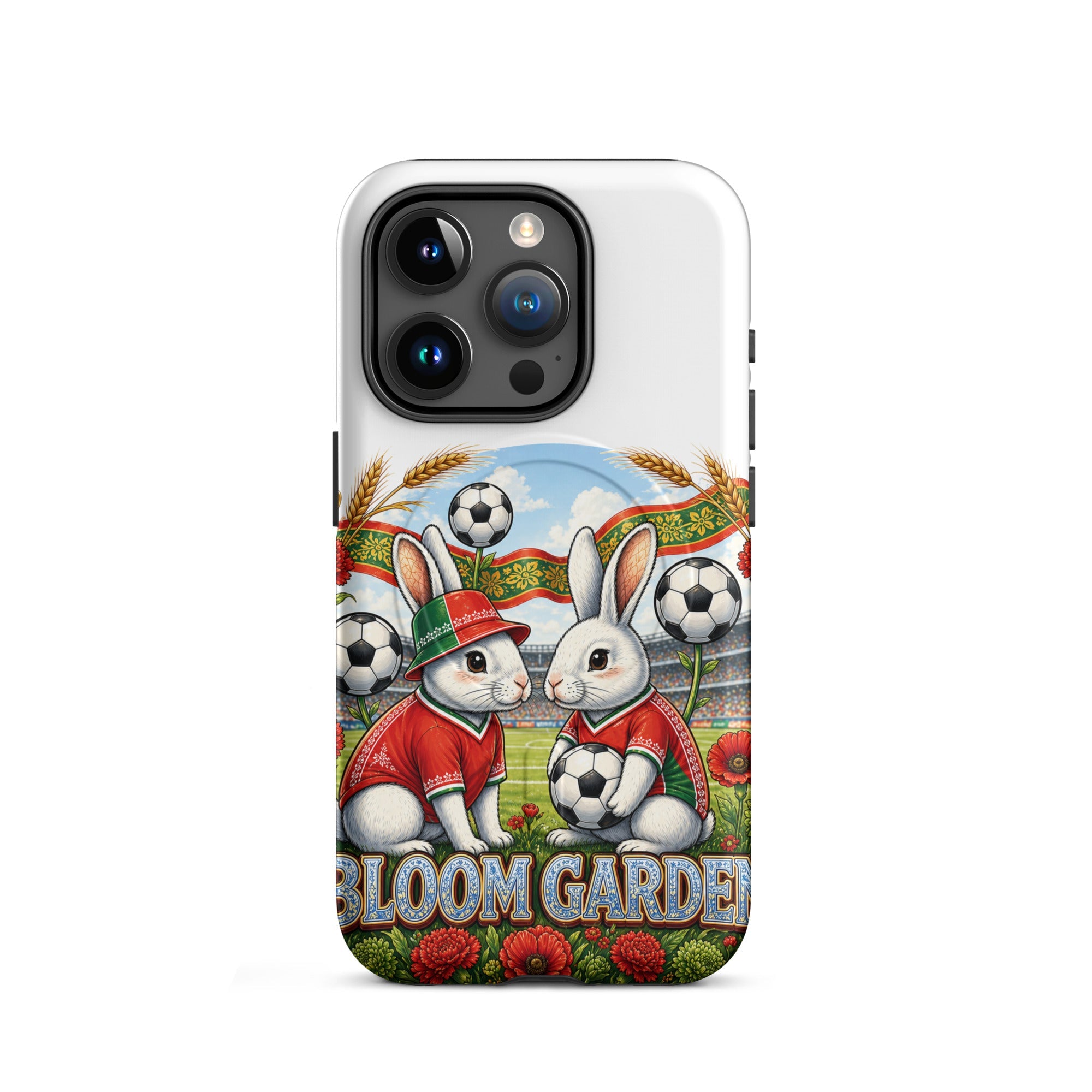 Bloom Garden Portuguese Rabbit MagSafe Tough Case for iPhone - BLOOM GARDEN