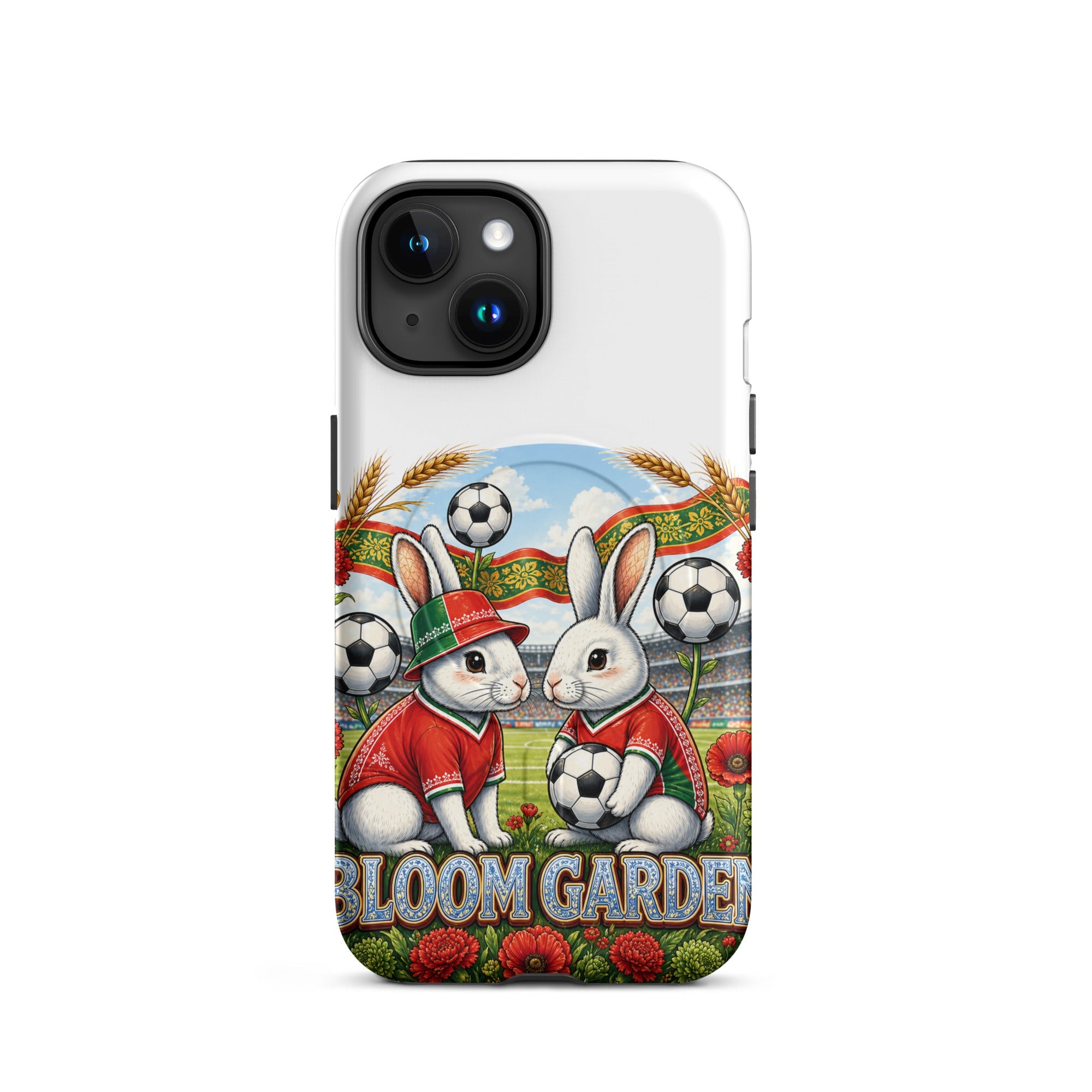 Bloom Garden Portuguese Rabbit MagSafe Tough Case for iPhone - BLOOM GARDEN